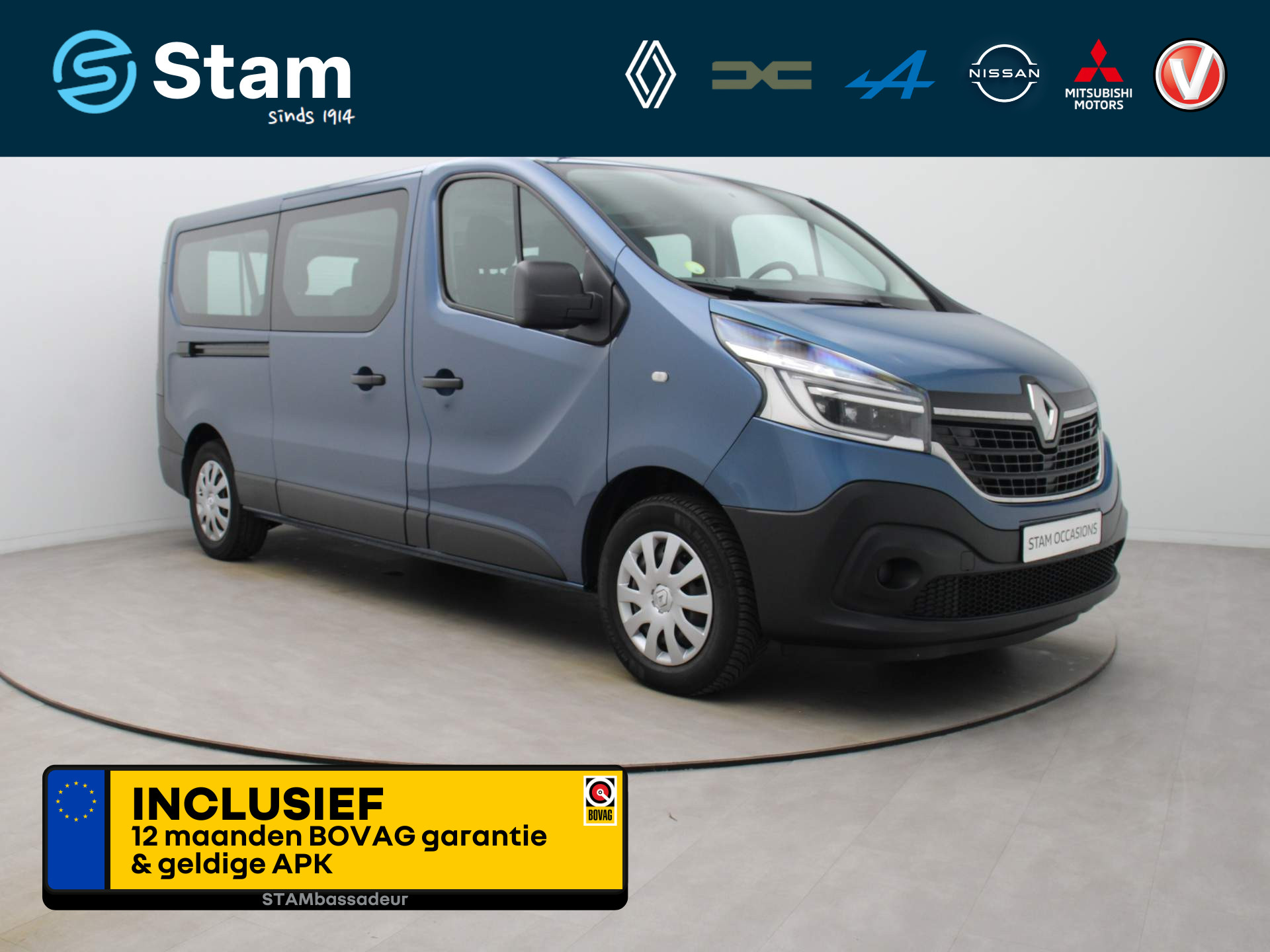 Renault Trafic Passenger dCi 120pk Grand Zen Airco | Navi | Parkeersensoren A.