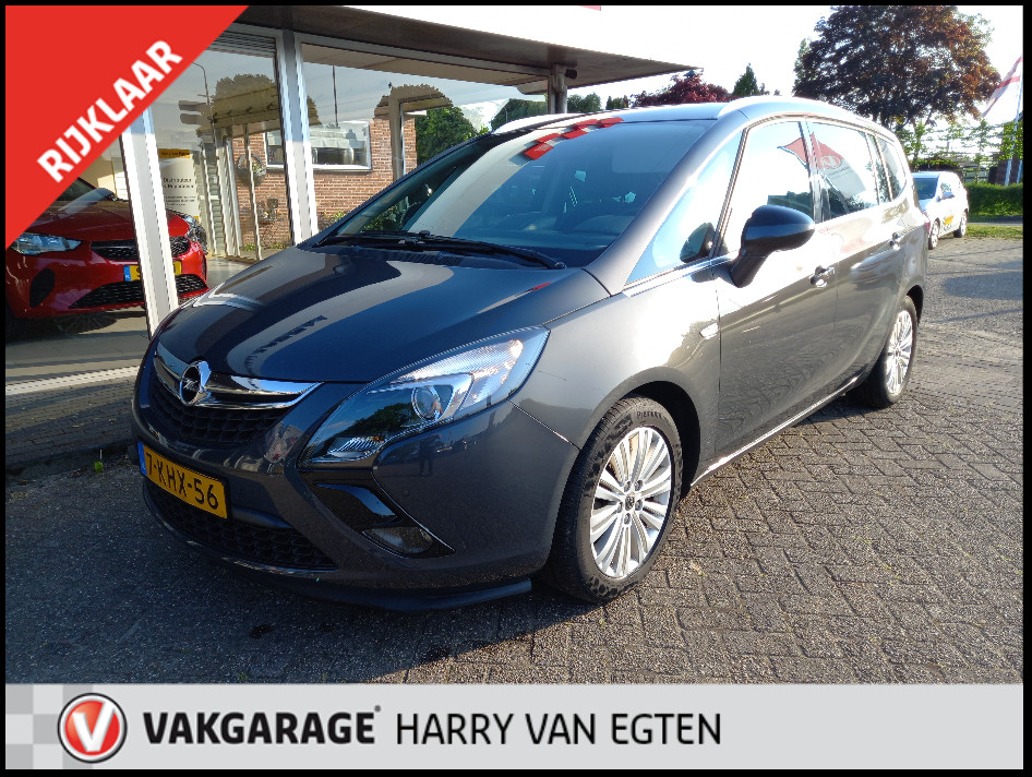 Opel Zafira Tourer 1.4 Design Edition 7p. Navigatie, Cruise Ctrl, ECC, Parkeersensoren V-A, Trekhaak , 7 persoons uitvoering PRIJS RIJKLAAR