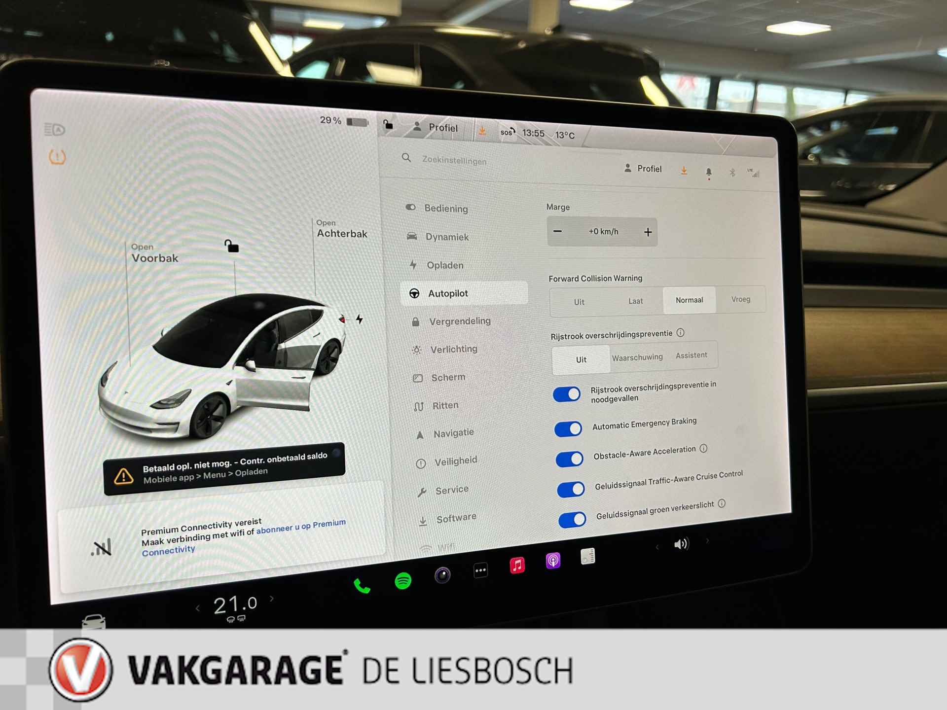 Tesla Model 3 Long Range AWD 75 kWh nw model , 360 camera , panorama-dak , autopilot - 23/24