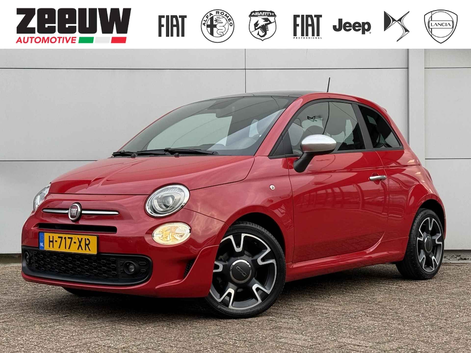 Fiat 500 1.0 Hybrid 70 PK Sport | Leder | Navi | Clima | Carplay | 16"