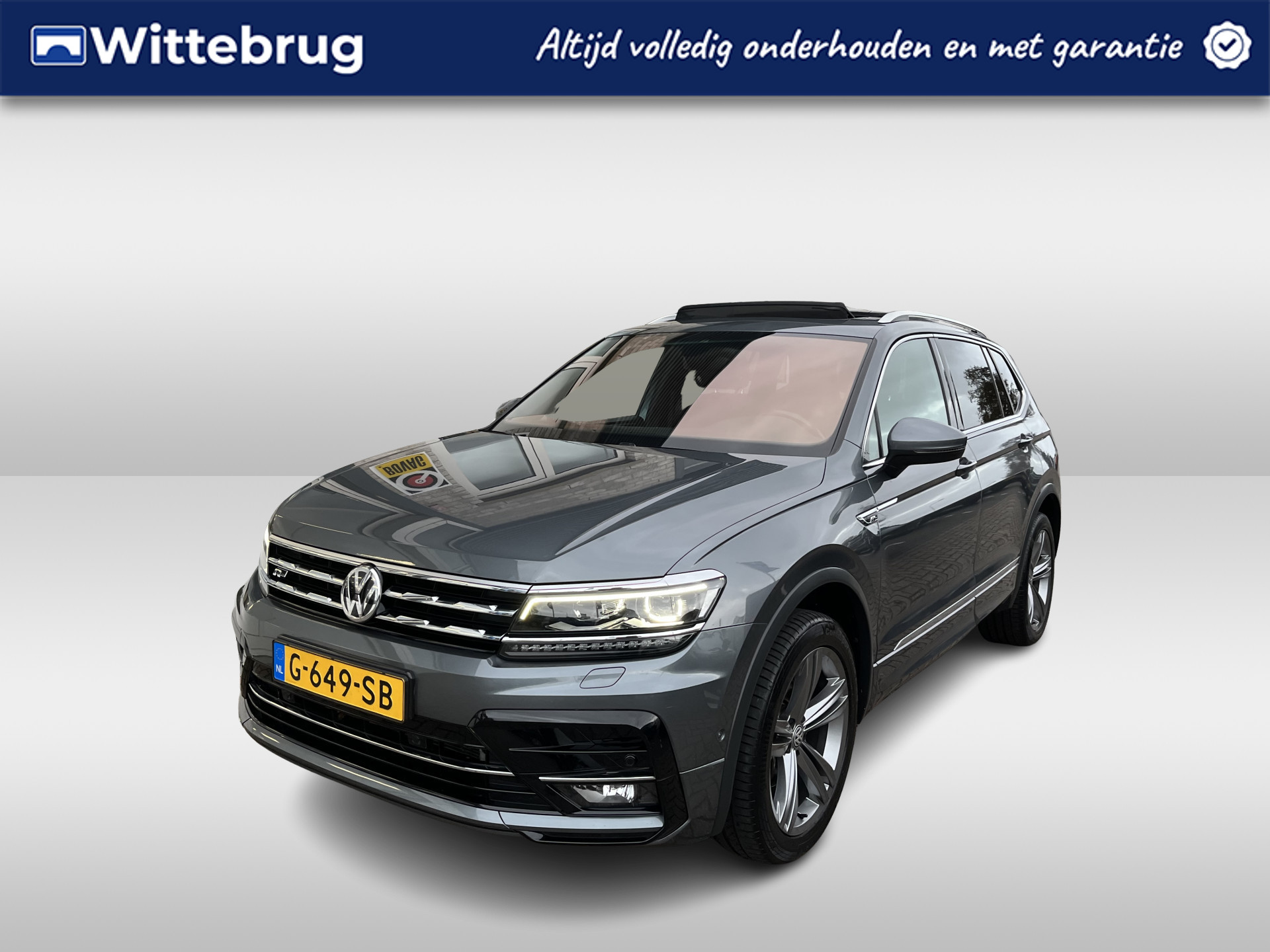 Volkswagen Tiguan Allspace 1.5 TSI R-Line 7p. / AUTOMAAT/ PANO/ 7-PERSOONS/ KEYLESS/ CLIMA/ STUUR & STOELVERWARM./ NAVI/ APP-CONNECT/ CAMERA/ ADAPT. CRUISE/ DIGITAL DASH