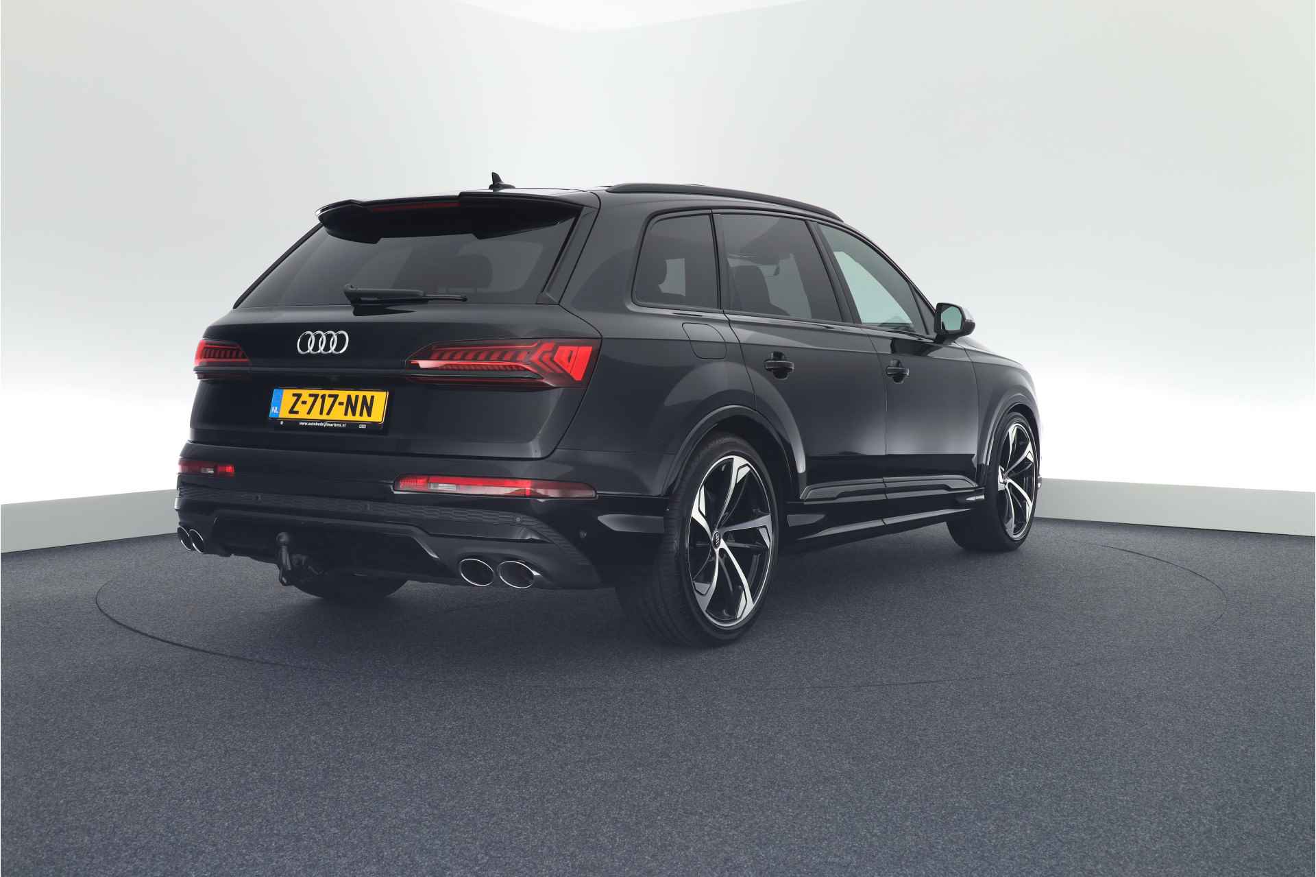 Audi SQ7 4.0 TFSI 507pk quattro 7Pers. Trekhaak Laser Led B&O Keyless Virtual Cockpit Head-Up Panoramadak Luchtvering Navigatie - 4/70