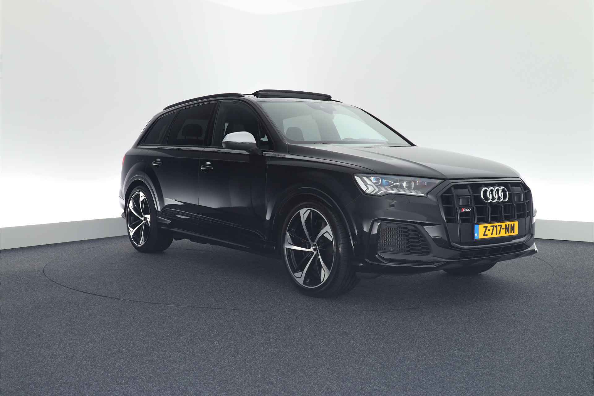 Audi SQ7 4.0 TFSI 507pk quattro 7Pers. Trekhaak Laser Led B&O Keyless Virtual Cockpit Head-Up Panoramadak Luchtvering Navigatie - 6/70