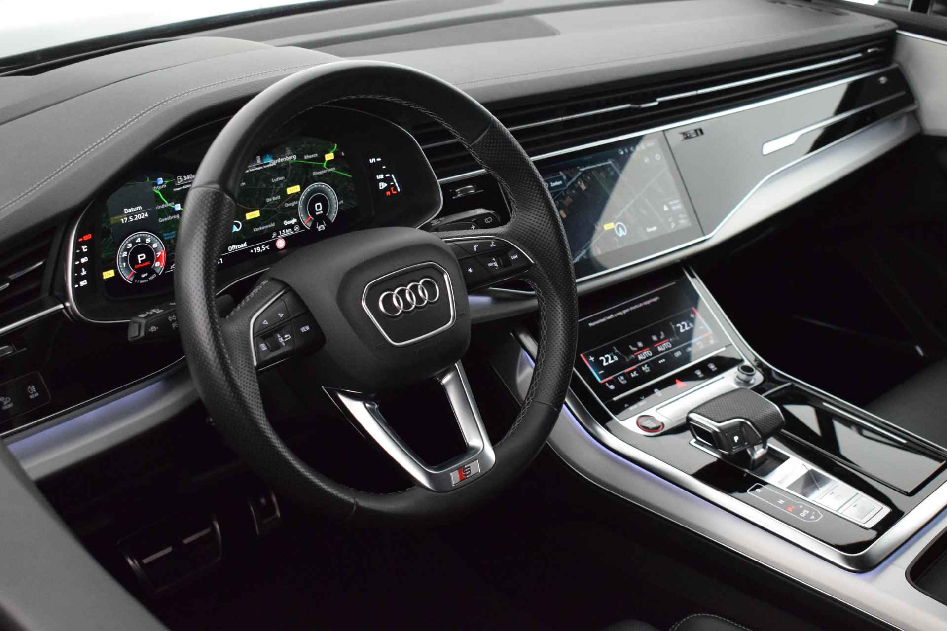 Audi SQ7 4.0 TFSI 507pk quattro 7Pers. Trekhaak Laser Led B&O Keyless Virtual Cockpit Head-Up Panoramadak Luchtvering Navigatie - 9/70