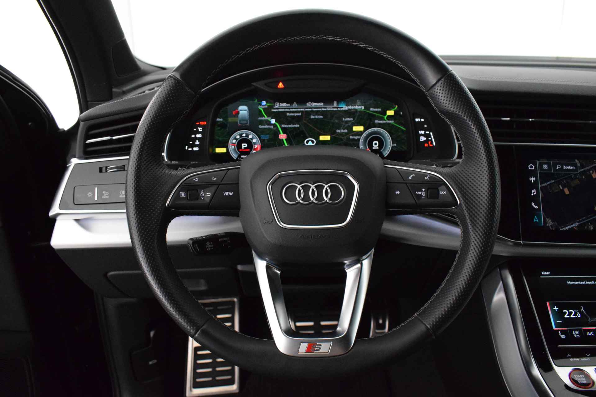 Audi SQ7 4.0 TFSI 507pk quattro 7Pers. Trekhaak Laser Led B&O Keyless Virtual Cockpit Head-Up Panoramadak Luchtvering Navigatie - 16/70