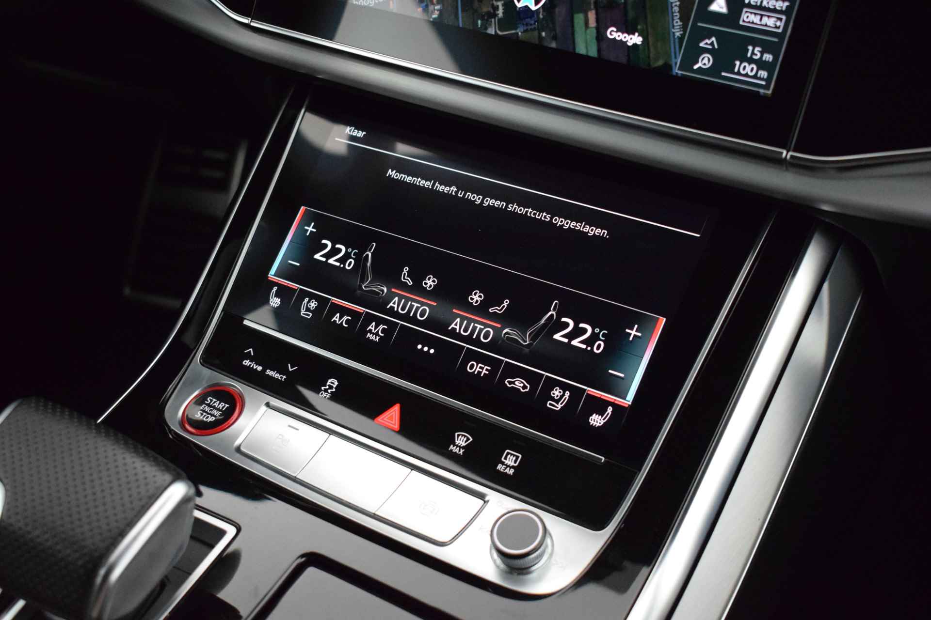 Audi SQ7 4.0 TFSI 507pk quattro 7Pers. Trekhaak Laser Led B&O Keyless Virtual Cockpit Head-Up Panoramadak Luchtvering Navigatie - 41/70