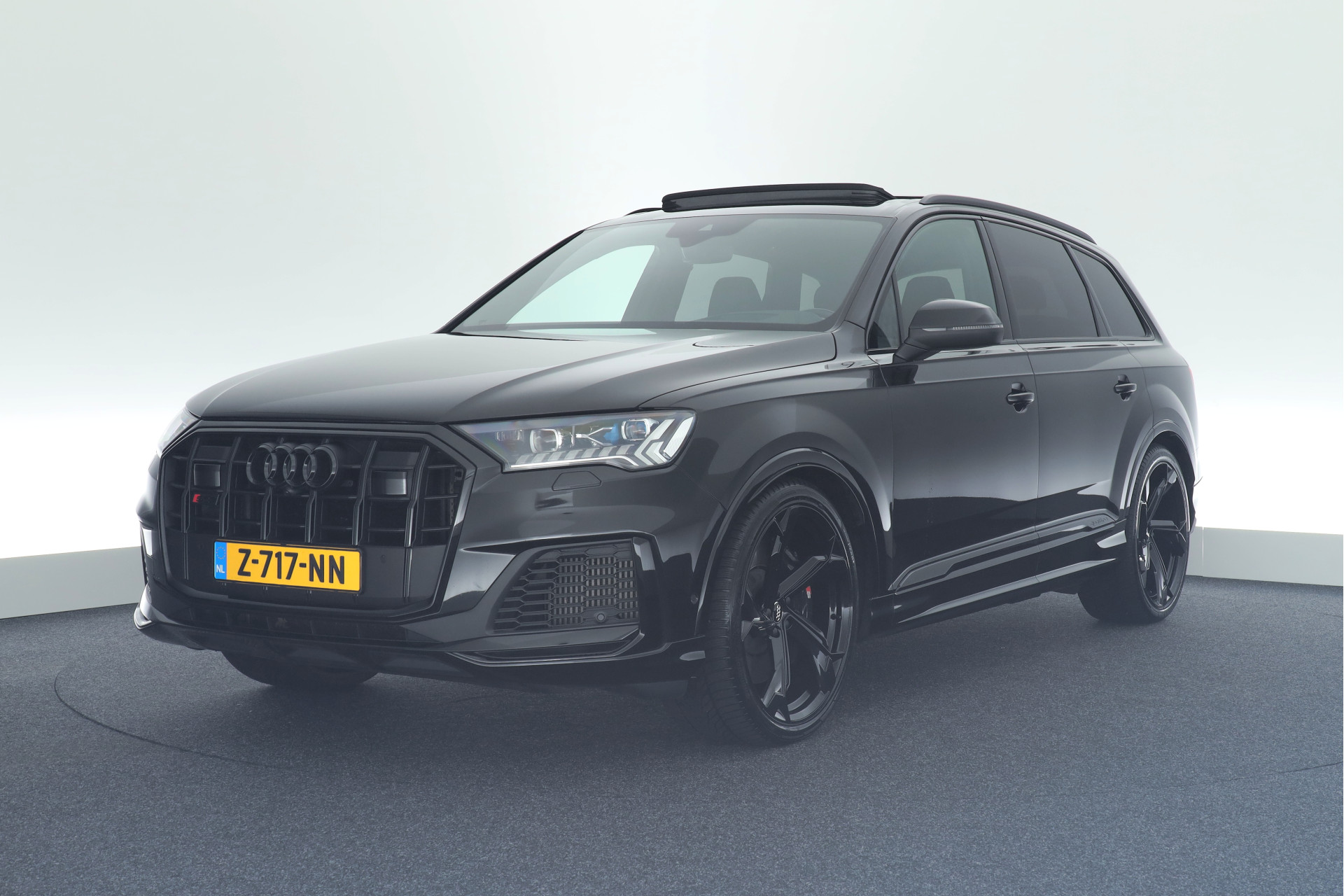 Audi SQ7 4.0 TFSI 507pk quattro 7Pers. Trekhaak Laser Led B&O Keyless Virtual Cockpit Head-Up Panoramadak Luchtvering Navigatie