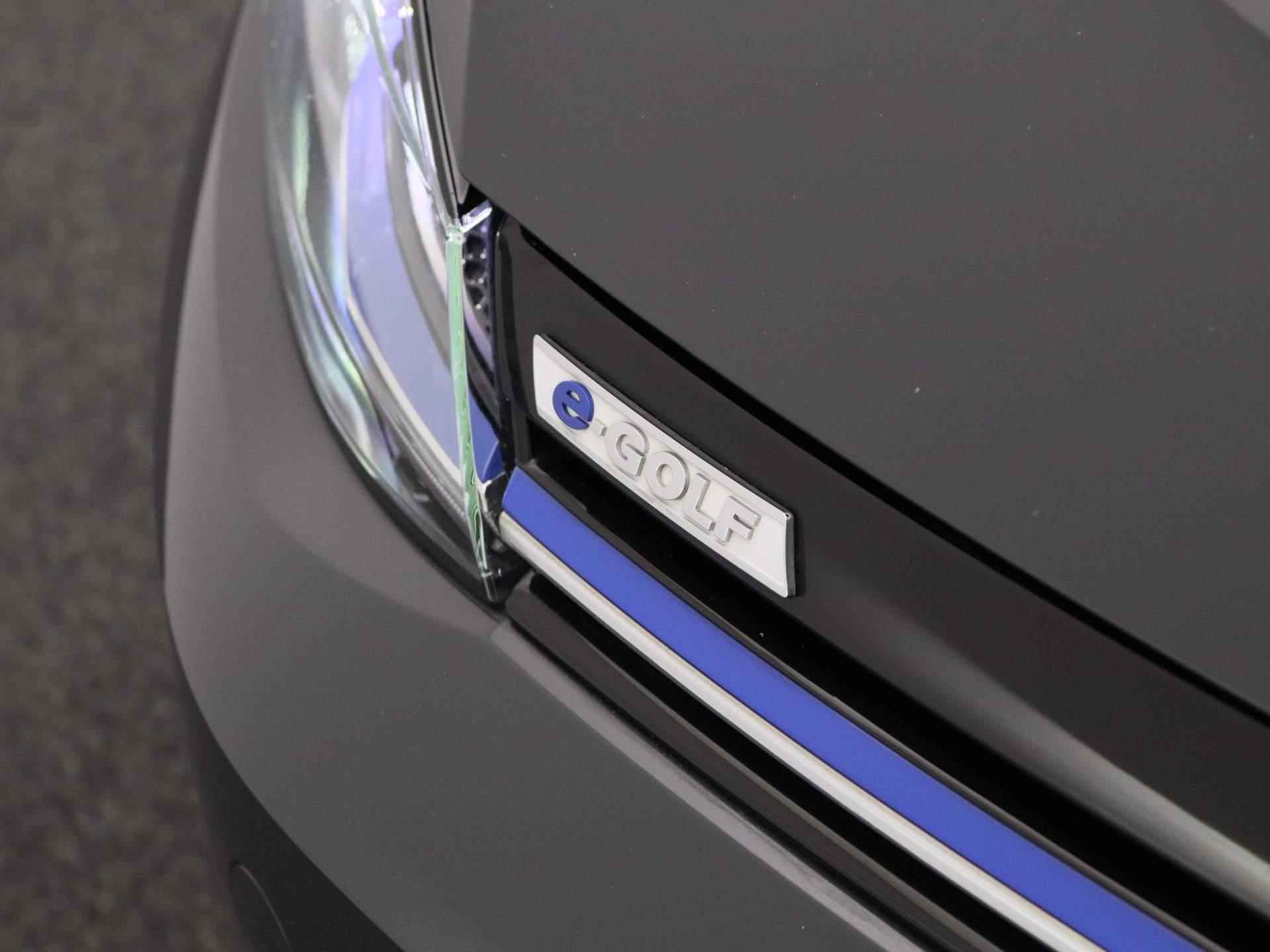 Volkswagen e-Golf E-DITION | Automaat | Apple Carplay/Android Auto | DAB | Rijstrooksensor | Adaptieve Cruise Control |  12 Maanden BOVAG Garantie | - 36/38