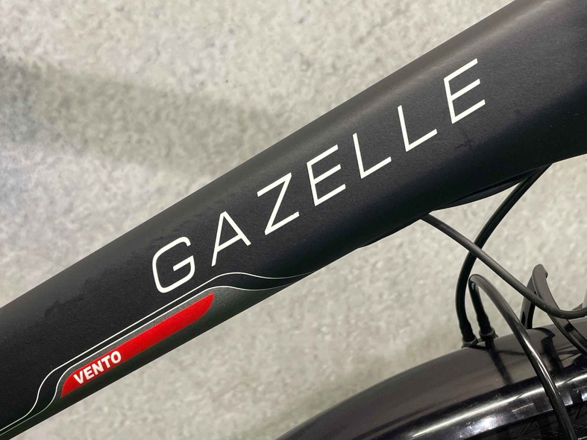 Gazelle Vento 371Wh. Heren Zwart mat 61cm - 2/6