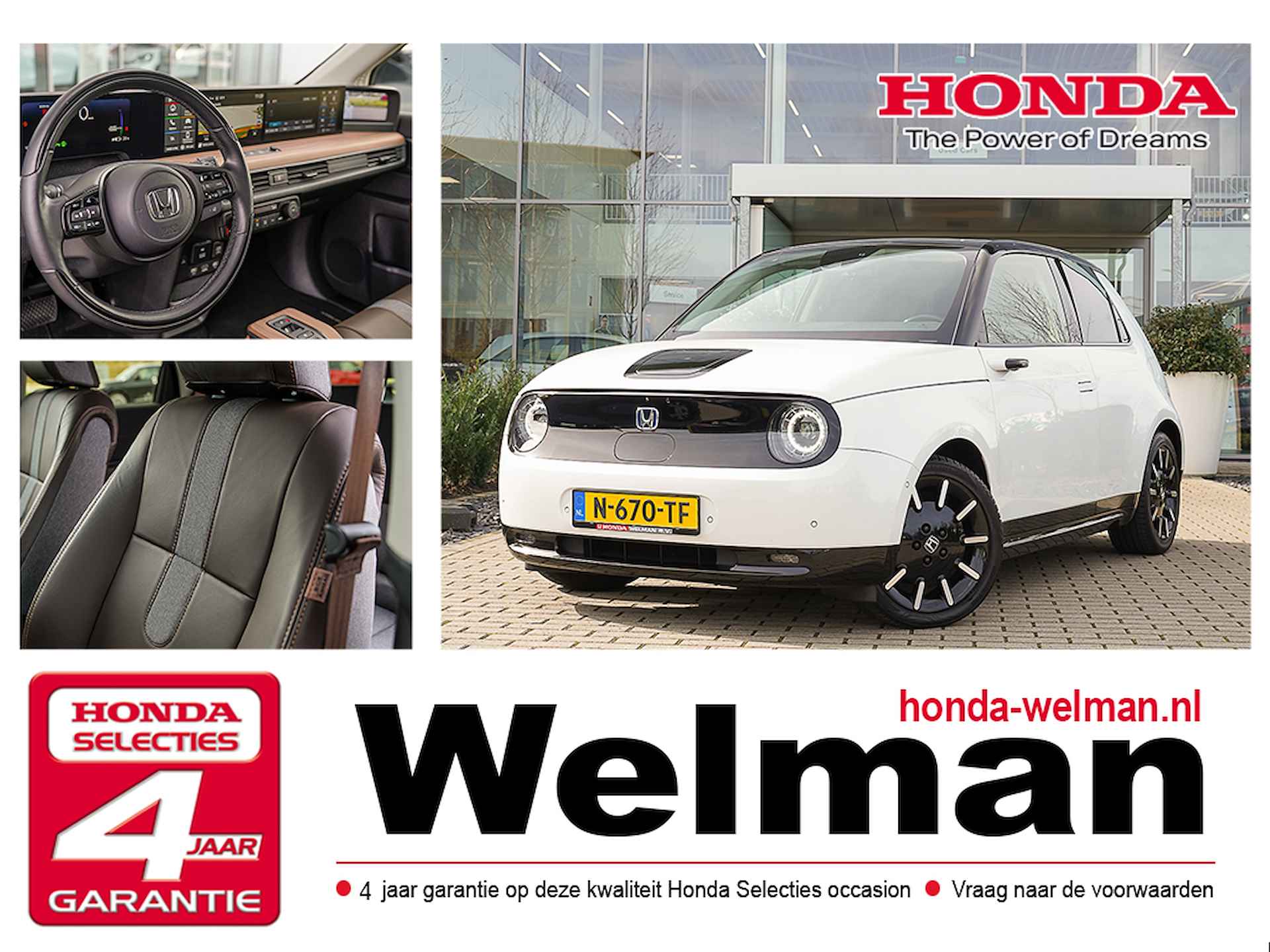 Honda E ADVANCE 17" - 100% ELEKTRISCH - LEDER - 2.000 Subsidie - 1/58