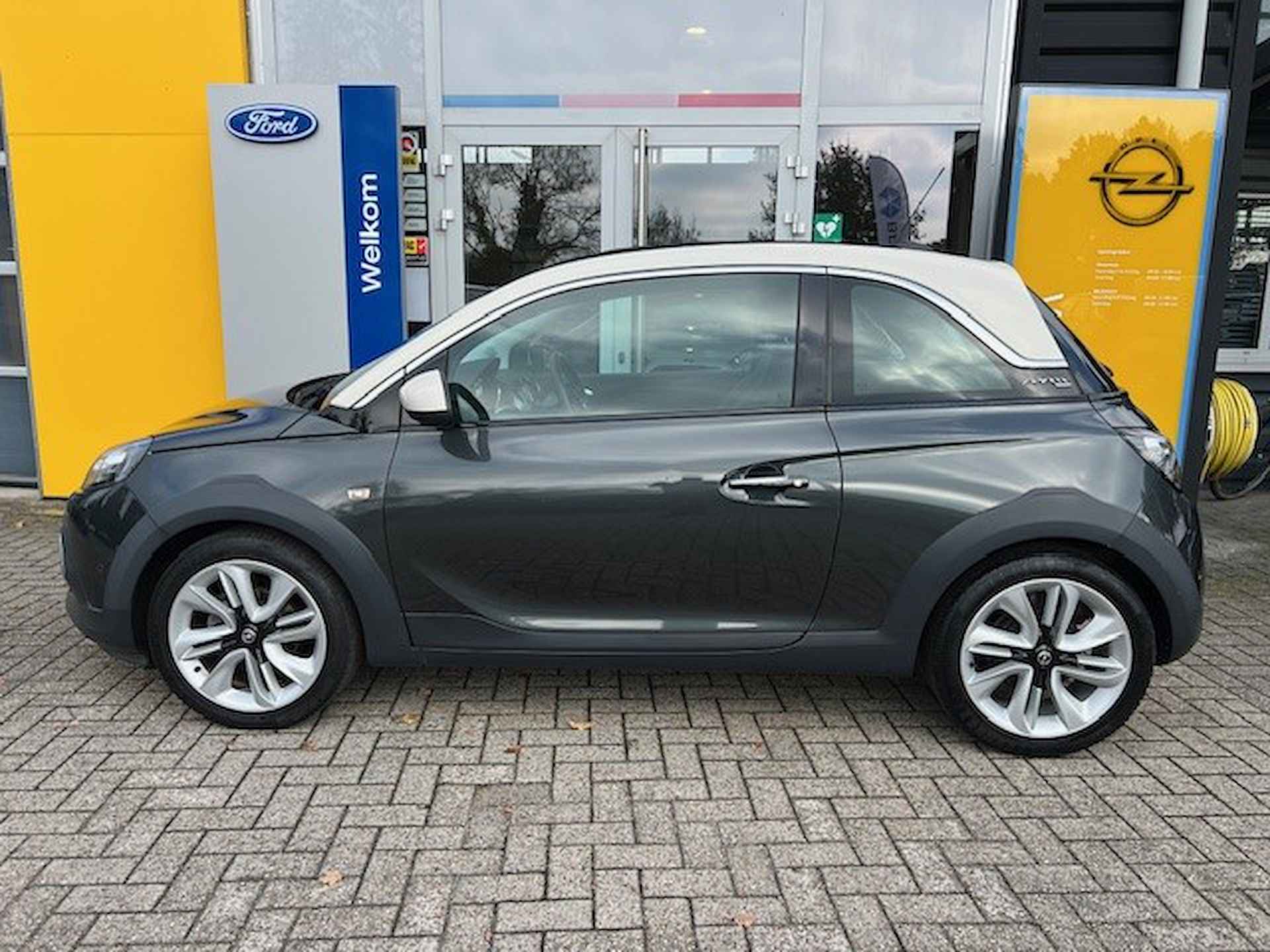 Opel ADAM 1.0 TURBO 90PK ROCKS | SCHUIFDAK| PARKEERSENSOREN V+A| CRUISE CONTROL| DAB| BLUETOOTH| - 4/35