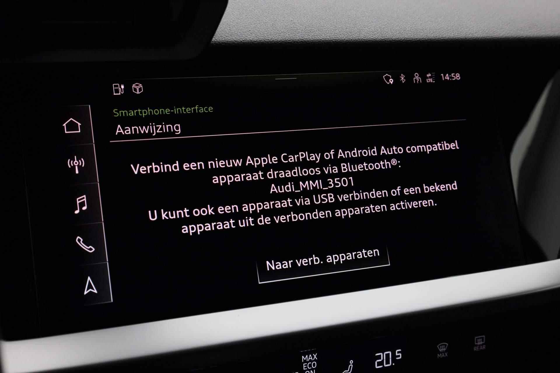 Audi A3 Sportback 40 TFSI e 204PK S-tronic S edition | 19 inch | Keyless | Maxton Design diffuser | Eibach verlagingsset - 34/45