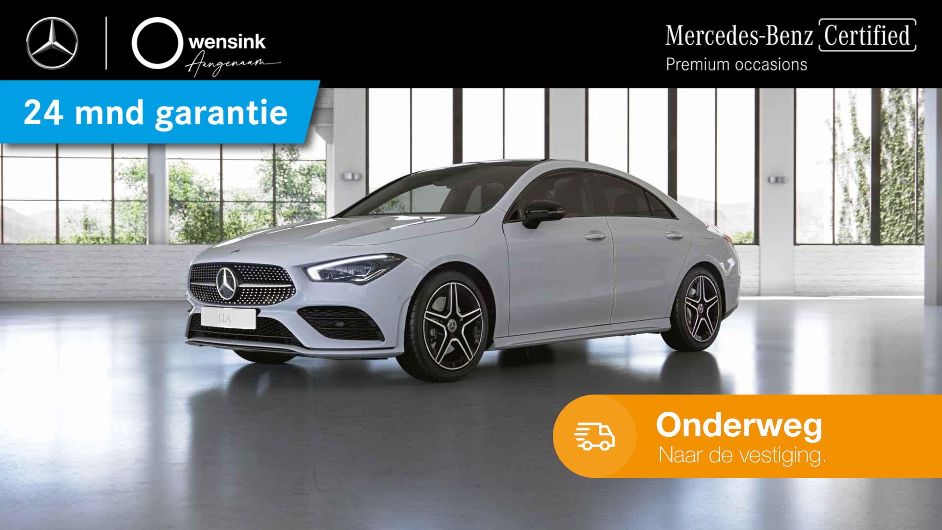 Mercedes-Benz CLA-klasse 250 e AMG Line | Panoramadak | Night pakket | Sfeerverlichting | Apple carplay / Android auto | Achteruitrijcamera | Multibeam Led koplampen