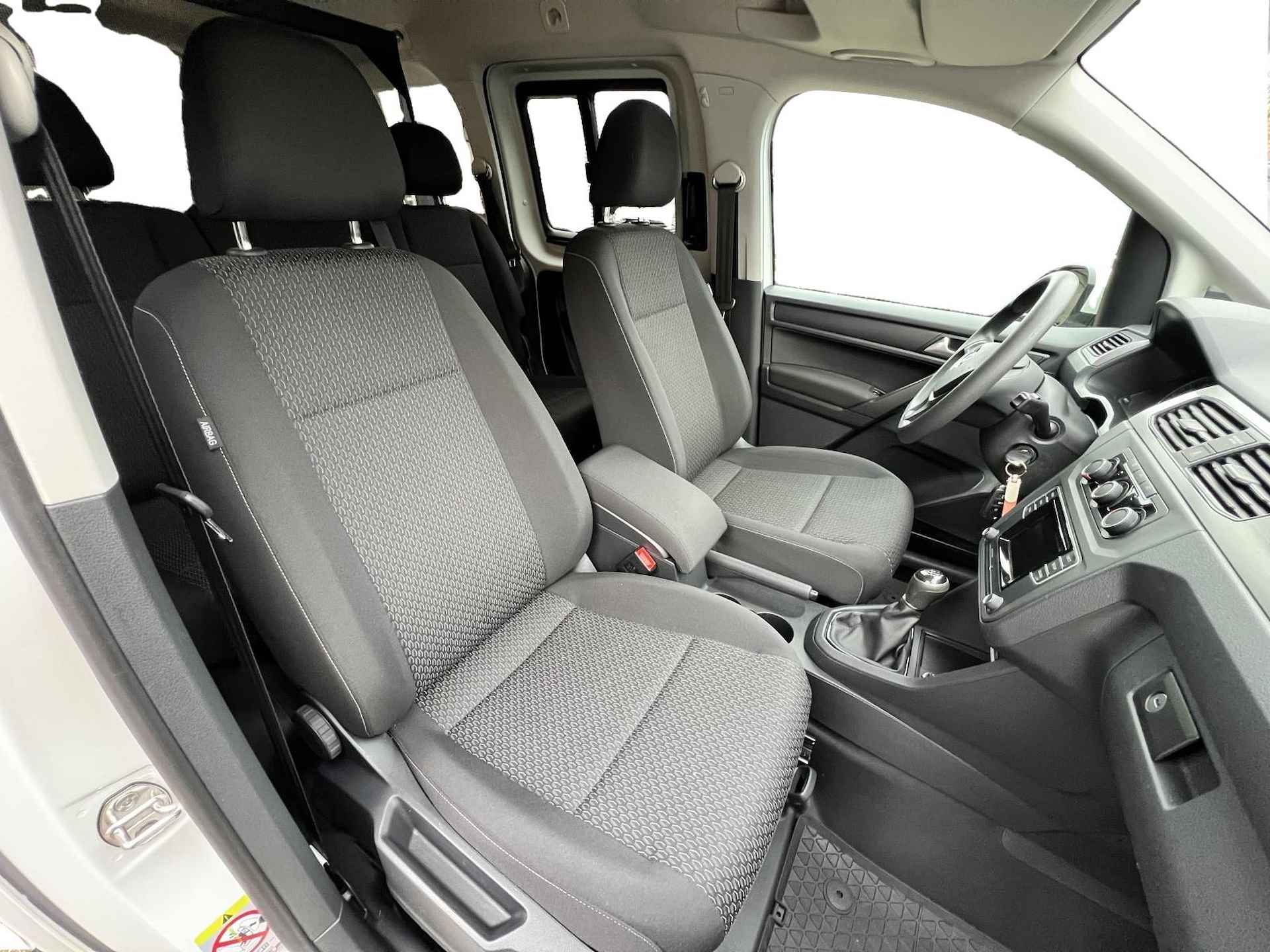 Volkswagen Caddy Maxi 5 Persoons 1.4 TGI Comfortline Cruise Control, Apple Carplay, Bluetooth, Elktr. Ramen, Airco, Navigatie, Park Sens V+A, Isofix (MET GARANTIE*) - 13/29