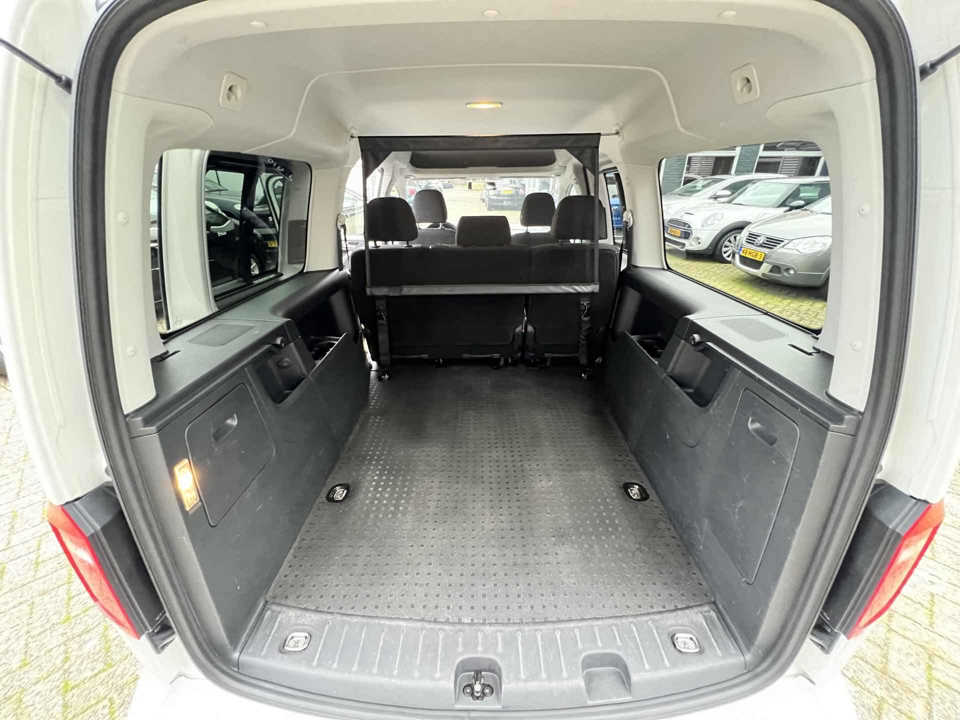 Volkswagen Caddy Maxi 5 Persoons 1.4 TGI Comfortline Cruise Control, Apple Carplay, Bluetooth, Elktr. Ramen, Airco, Navigatie, Park Sens V+A, Isofix (MET GARANTIE*) - 28/29