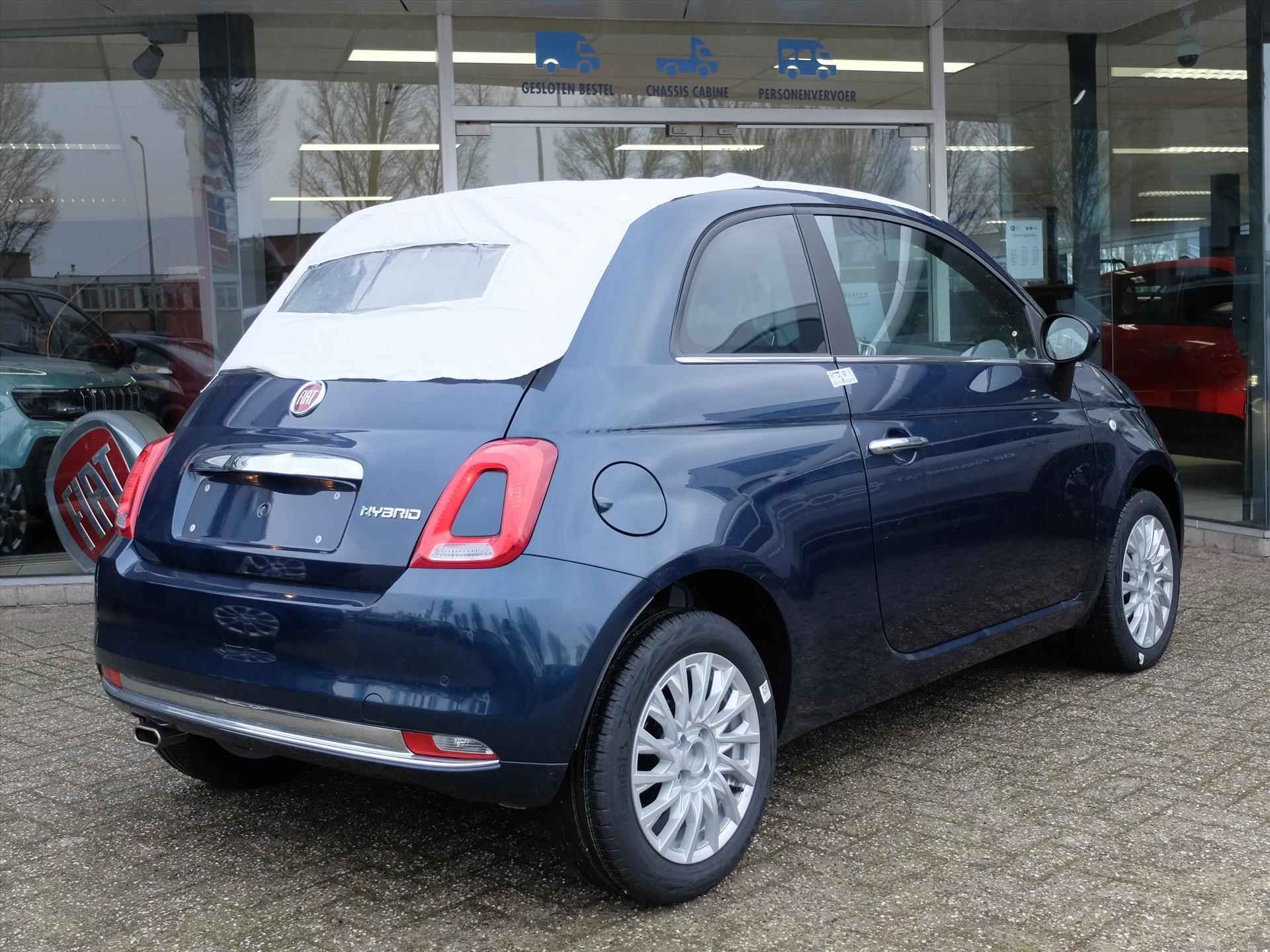 Fiat 500C Cabrio Dolcevita Hybrdie Carplay/Android Auto - 5/26