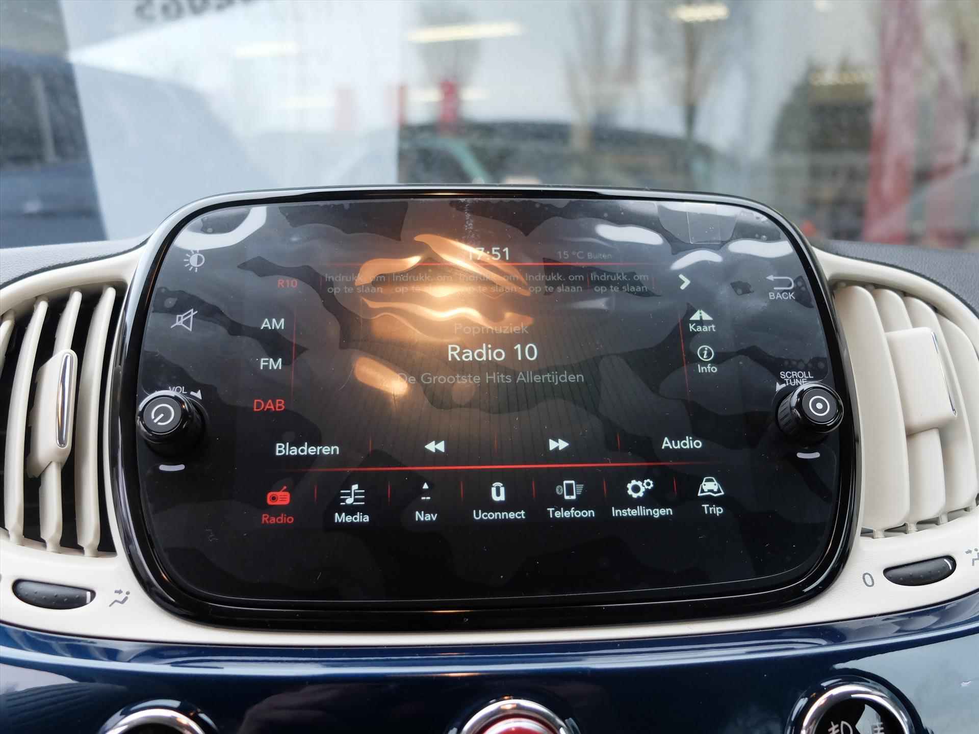 Fiat 500C Cabrio Dolcevita Hybrdie Carplay/Android Auto - 18/26