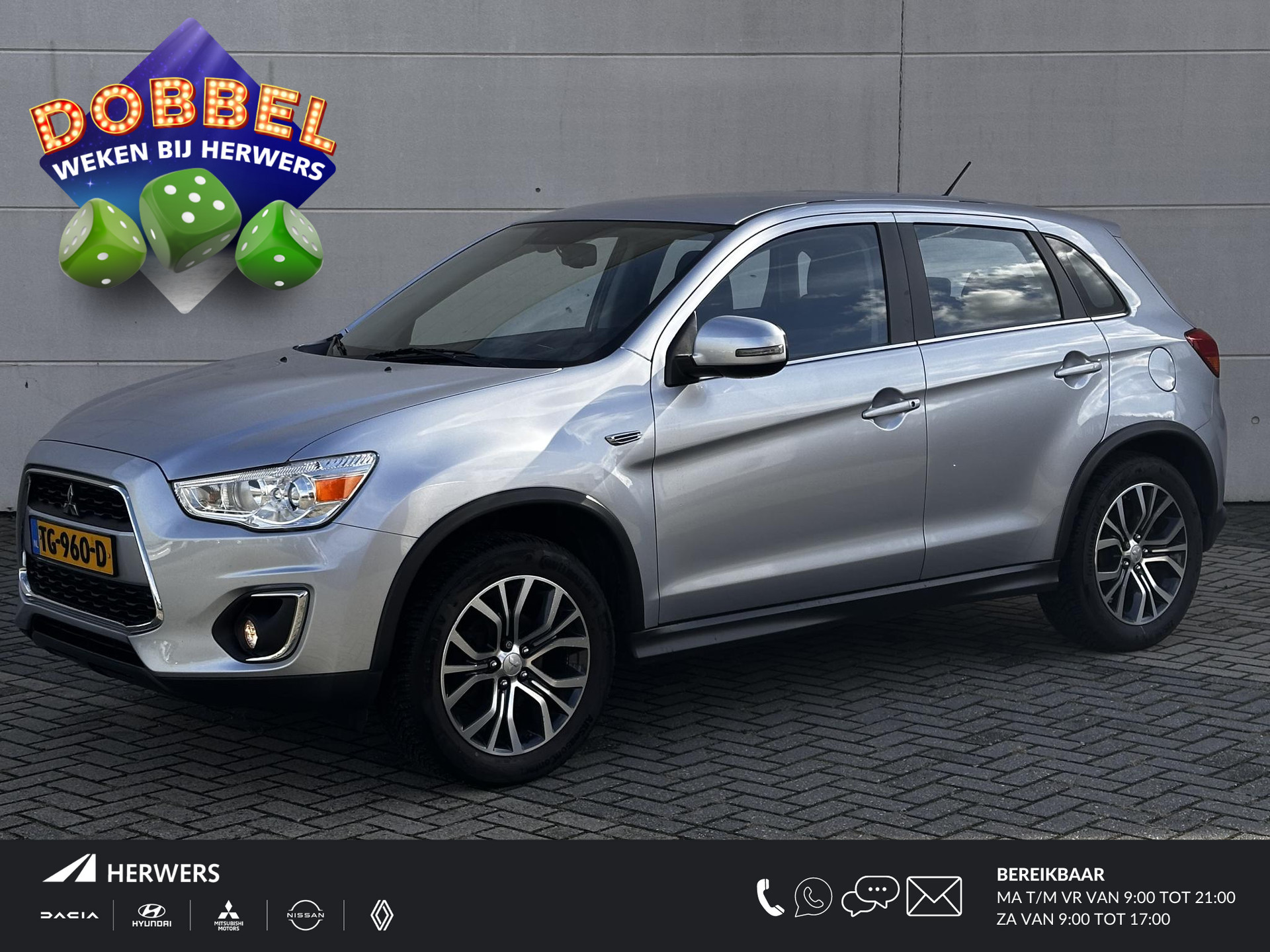 Mitsubishi ASX 1.6 Cleartec Intense / Cruise Control / Climate Control / Trekhaak / Stoelverwarming / 18" lichtmetalen velgen / Achteruitrijcamera / Bluetooth /