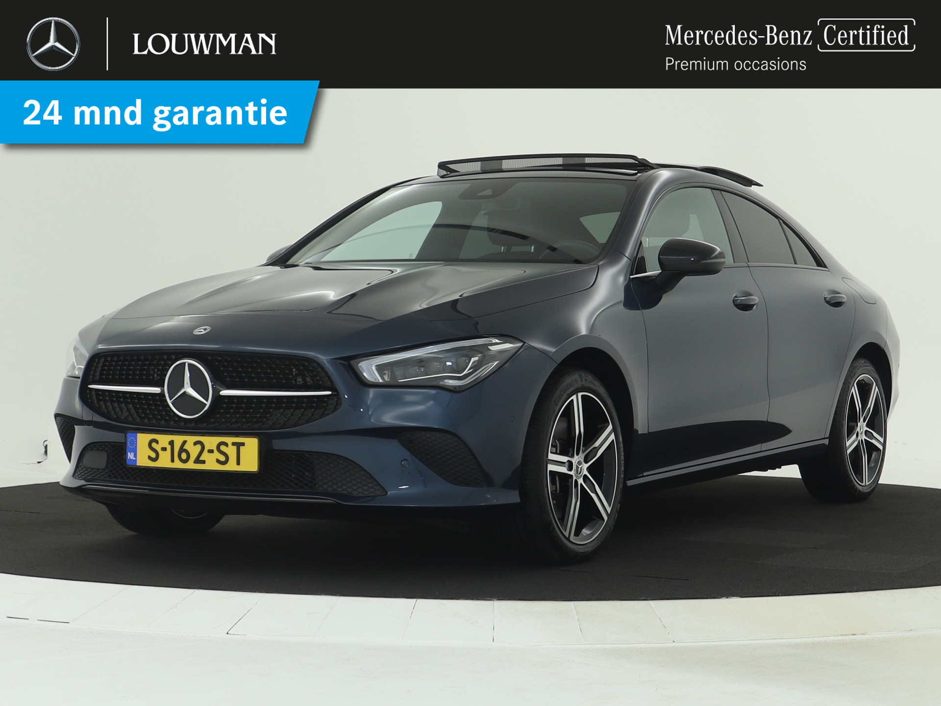 Mercedes-Benz CLA-Klasse 250 e Plug-In Hybride Panorama Schuif-Kanteldak | Noght Pakket | Achteruitrijcamera | Multibeam Ledkoplampen. | Inclusief 24 maanden MB Certified garantie voor Europa.