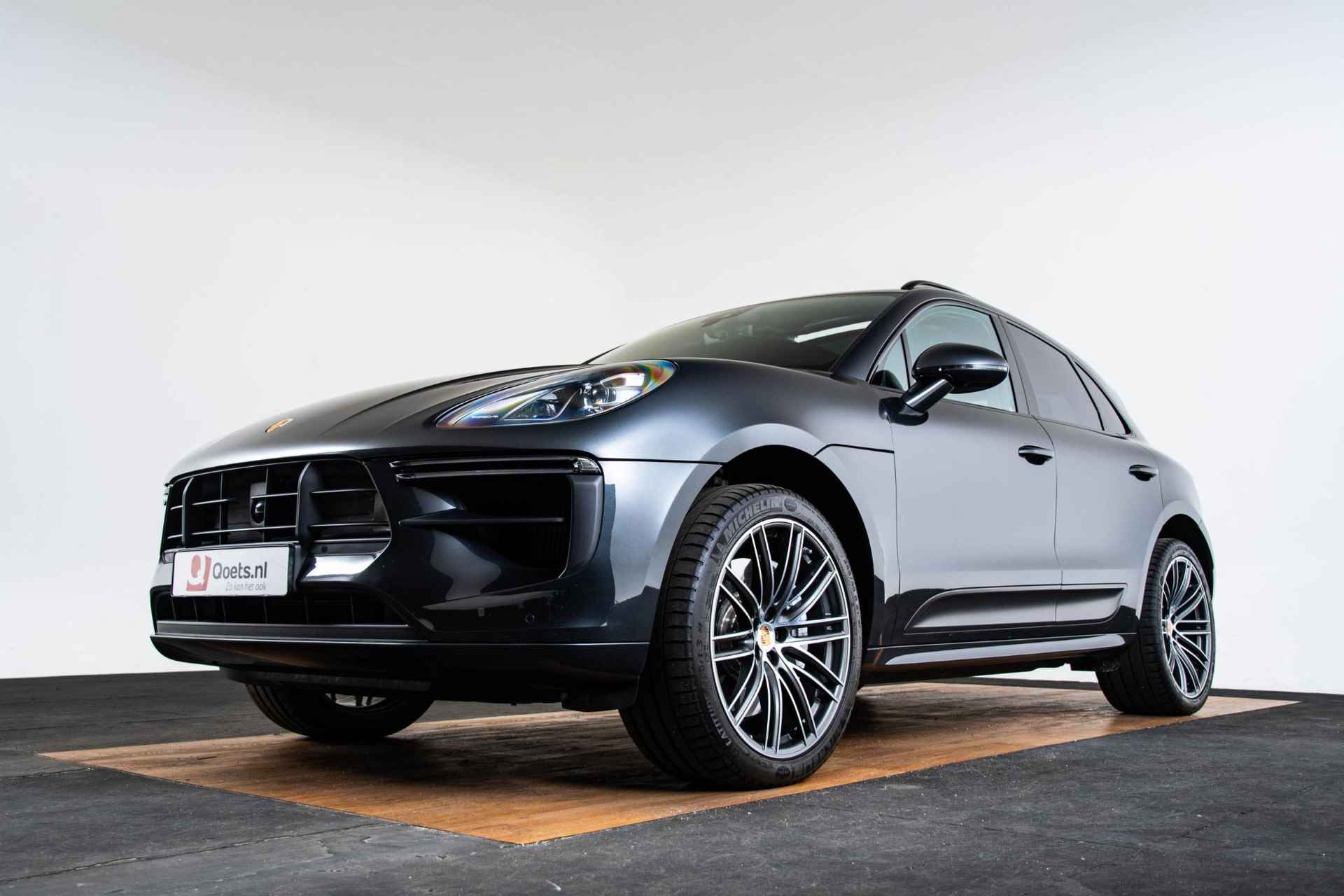 Porsche Macan 2.9 Turbo Panoramadak - Luchtvering - Sportdesign Pakket - Stoelverwaming/ventilatie - Sportuitlaat - Adaptieve Cruise Control - Interieurvoorverwarming - BOSE - Interieurpakket carbon - 60/69