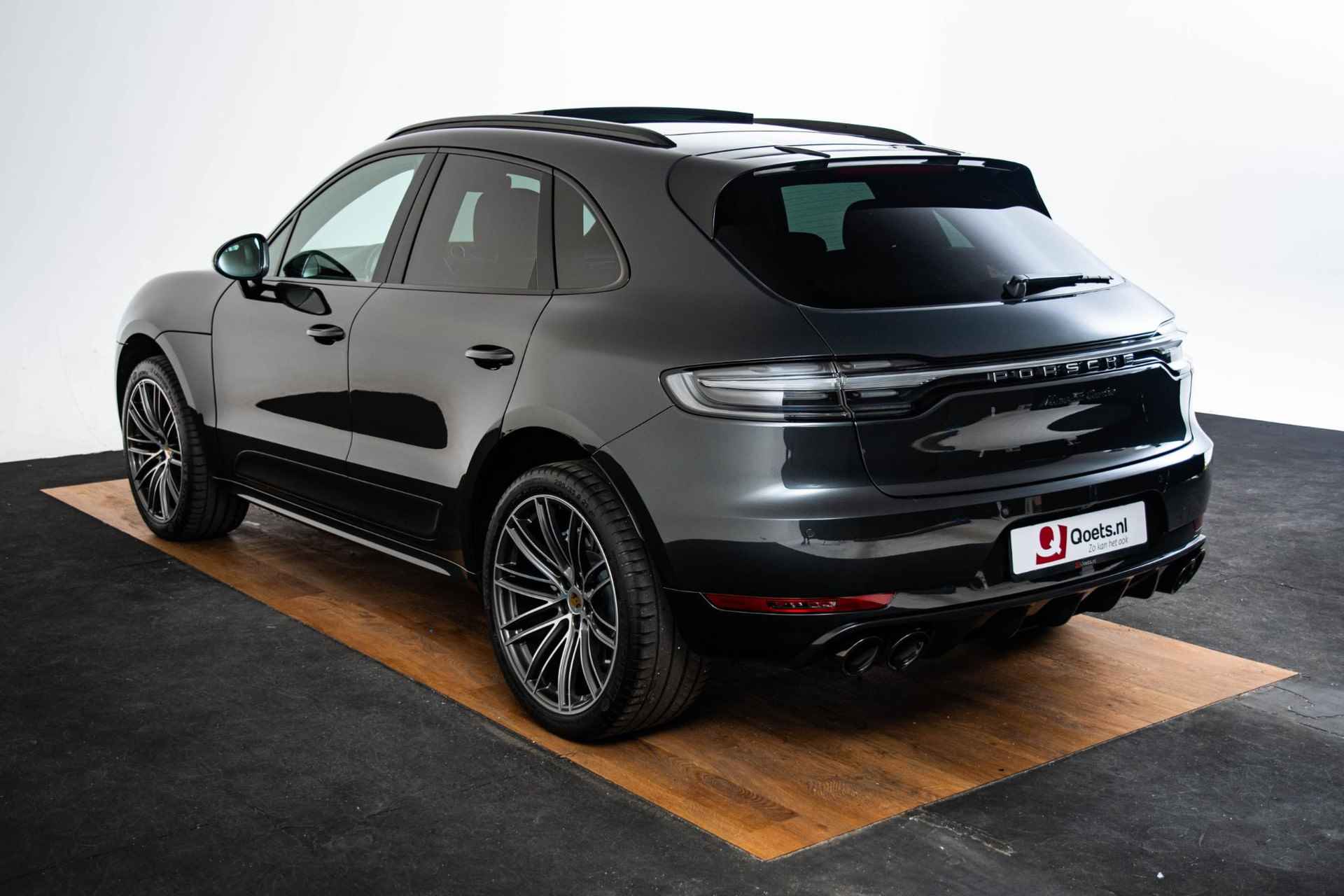 Porsche Macan 2.9 Turbo Panoramadak - Luchtvering - Sportdesign Pakket - Stoelverwaming/ventilatie - Sportuitlaat - Adaptieve Cruise Control - Interieurvoorverwarming - BOSE - Interieurpakket carbon - 62/69