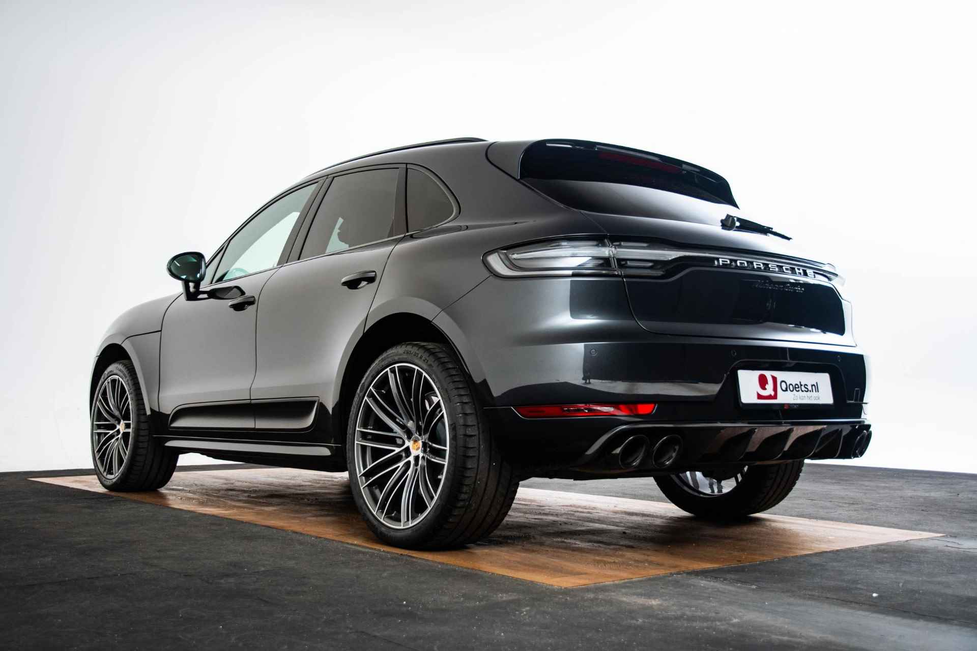 Porsche Macan 2.9 Turbo Panoramadak - Luchtvering - Sportdesign Pakket - Stoelverwaming/ventilatie - Sportuitlaat - Adaptieve Cruise Control - Interieurvoorverwarming - BOSE - Interieurpakket carbon - 67/69