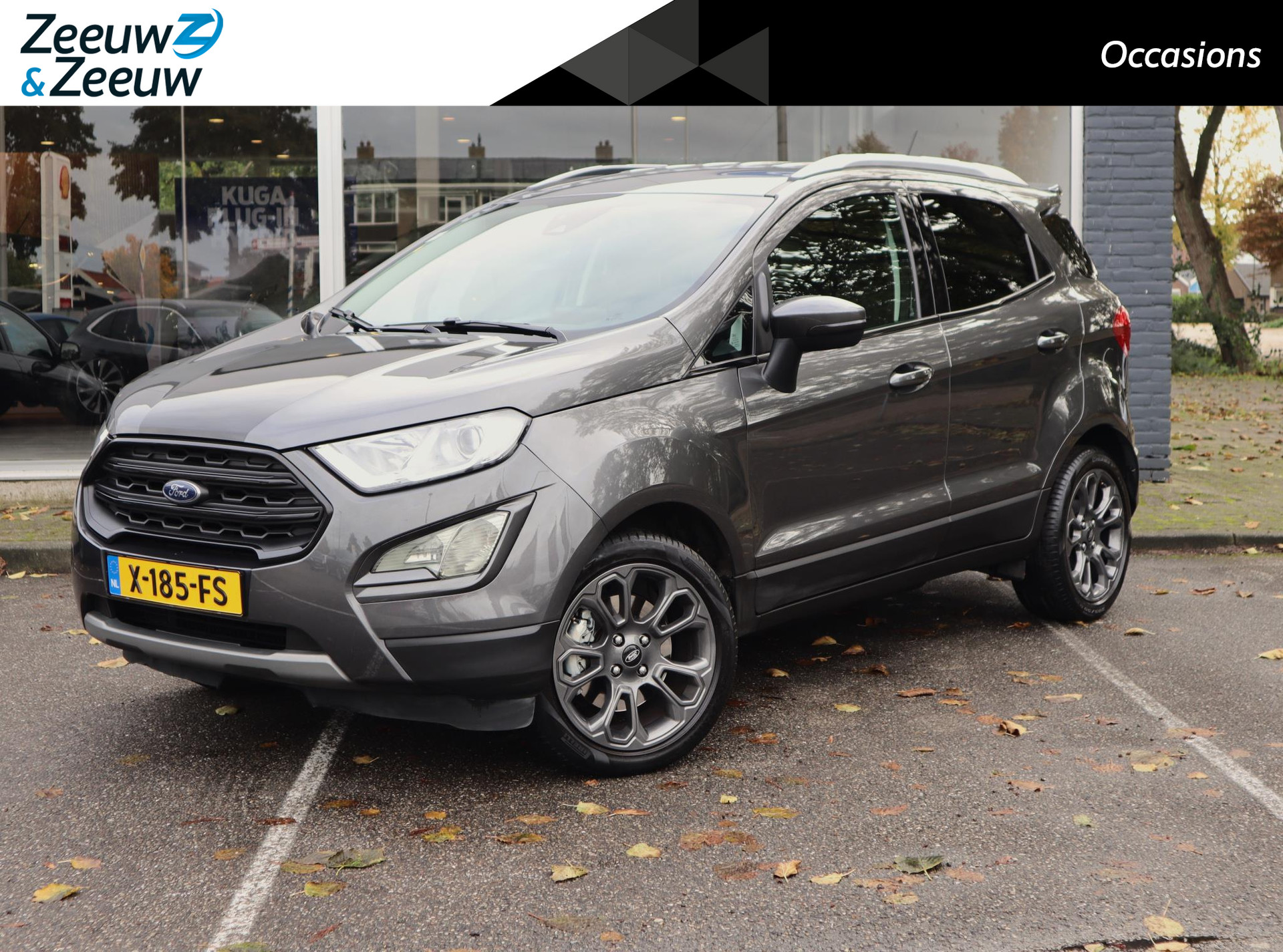 Ford EcoSport 1.0 EcoBoost Titanium 125PK | AppleCarPlay/Android Auto | Winter Pack | Privacy Glass | Cruise Control | Parkeersensoren | LED | bij viaBOVAG.nl