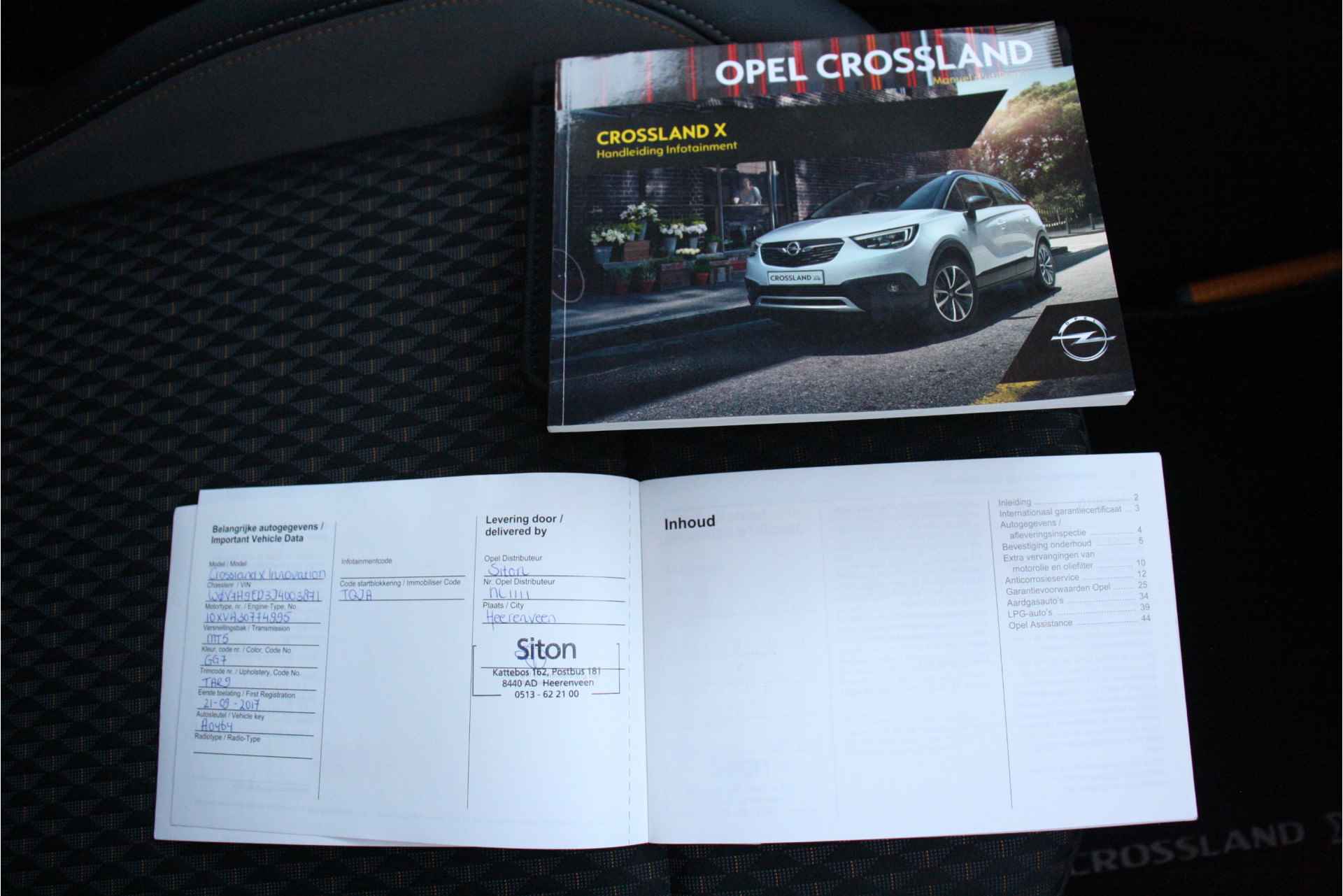 Opel Crossland 1.2 TURBO 110PK INNOVATION+ / NAVI / CLIMA / LED / PDC / 16" LMV / KEYLESS / BLUETOOTH / CRUISECONTR - 37/40