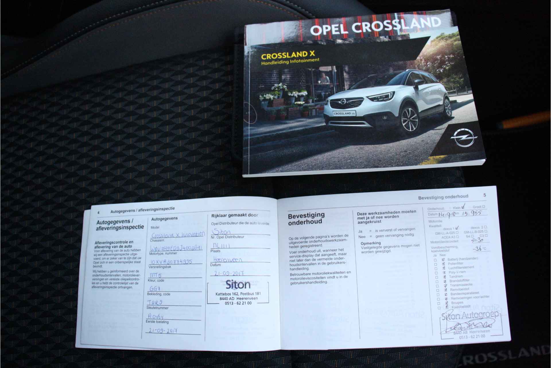 Opel Crossland X 1.2 TURBO 110PK INNOVATION+ / NAVI / CLIMA / LED / PDC / 16" LMV / KEYLESS / BLUETOOTH / CRUISECONTROL / NIEUWSTAAT !! - 39/40