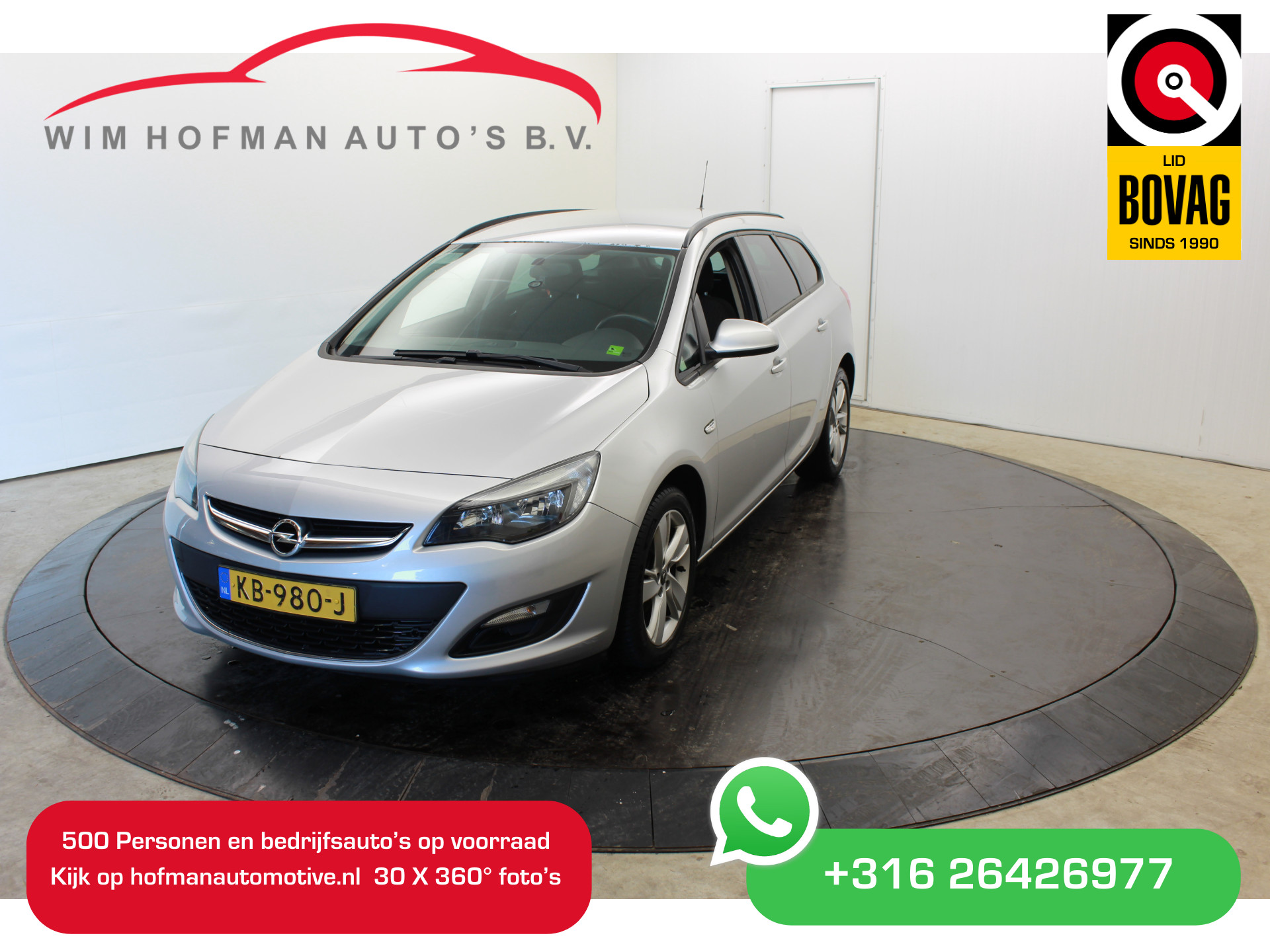 Opel Astra Sports Tourer 1.4 Turbo LPG Business + Trekhaak PDC volledig onderhouden