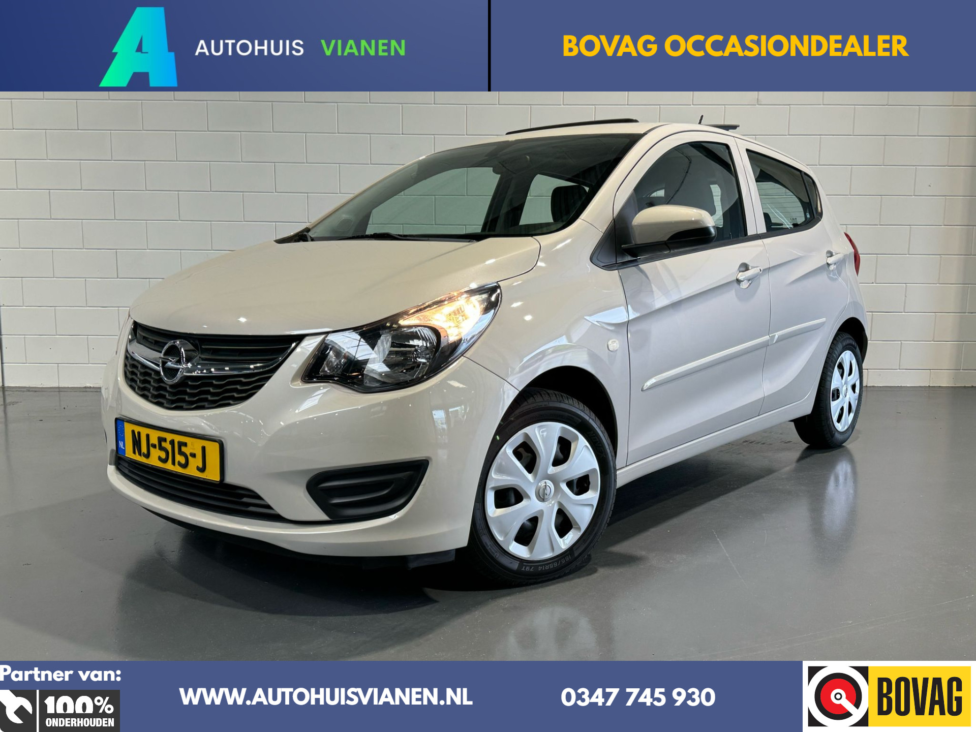 Opel KARL 1.0 Edition / 5-DRS / AIRCO / CRUISE.C / GLAZEN DAK / Kilometerstand // 44.878