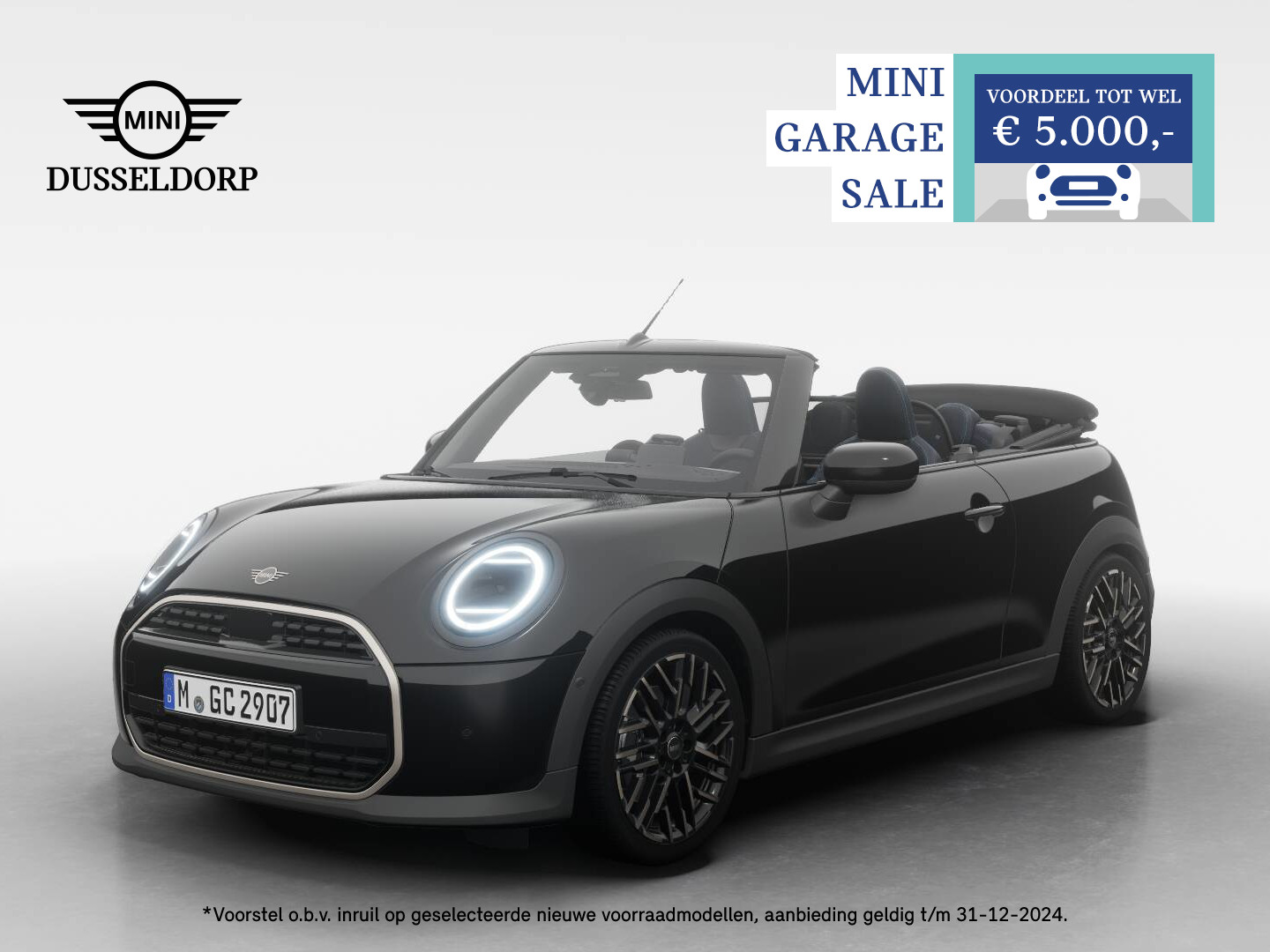 MINI Cooper Cabrio C Favoured Pakket M PRIVATE LEASE EUR 805,- (48 mnd/10.000 km)