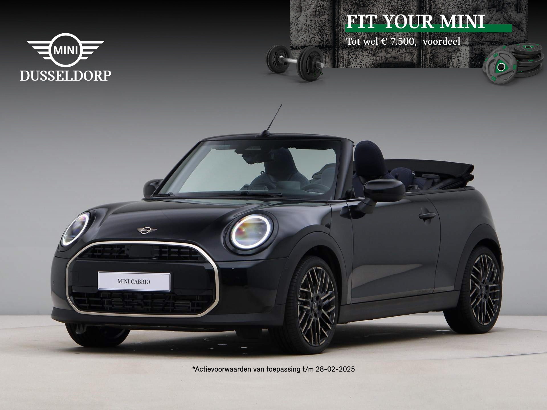 MINI Cooper Cabrio C Favoured Pakket M PRIVATE LEASE EUR 749,- (48 mnd/10.000 km)