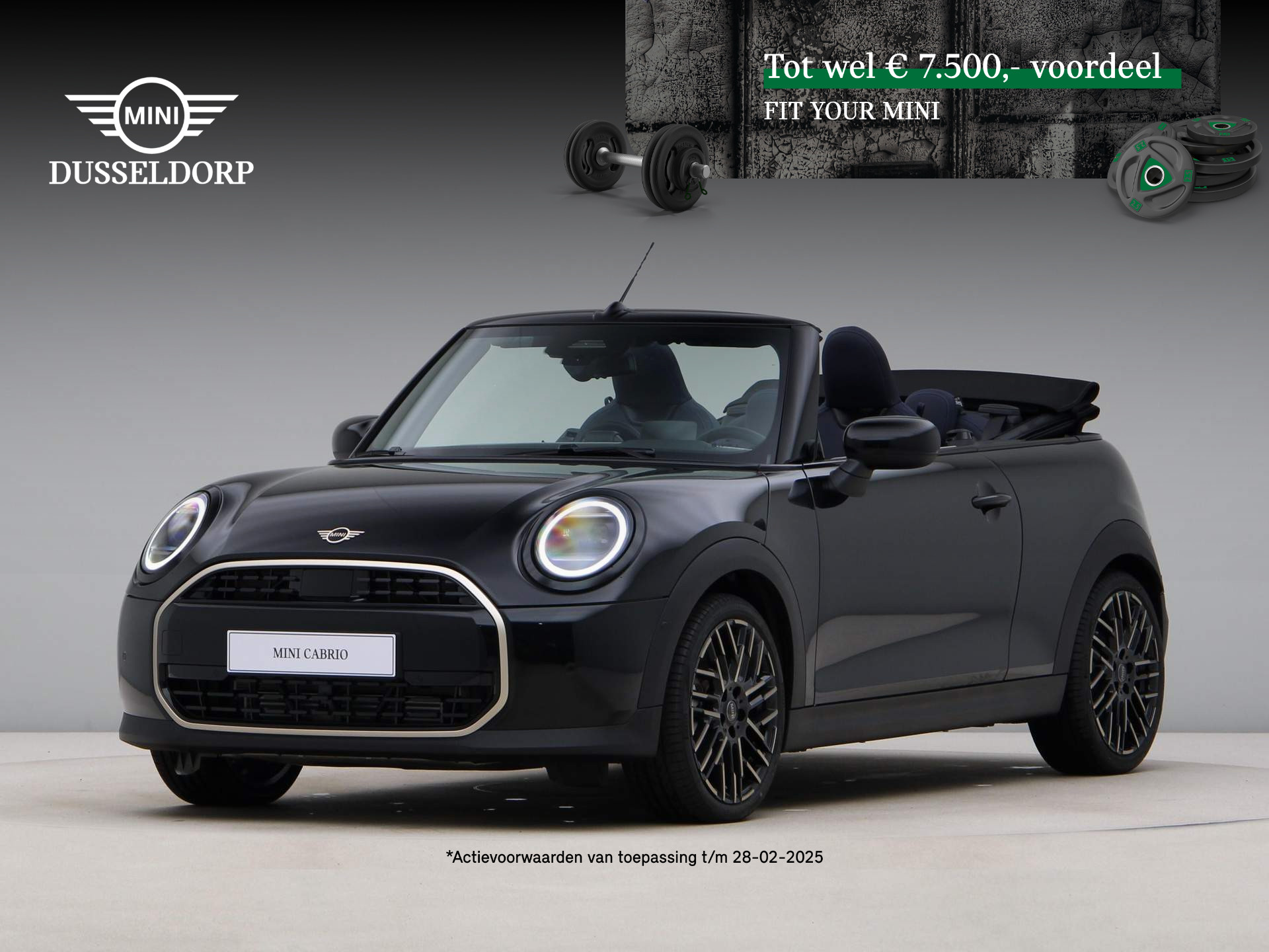 MINI Cooper Cabrio C Favoured Pakket M PRIVATE LEASE EUR 749,- (48 mnd/10.000 km)