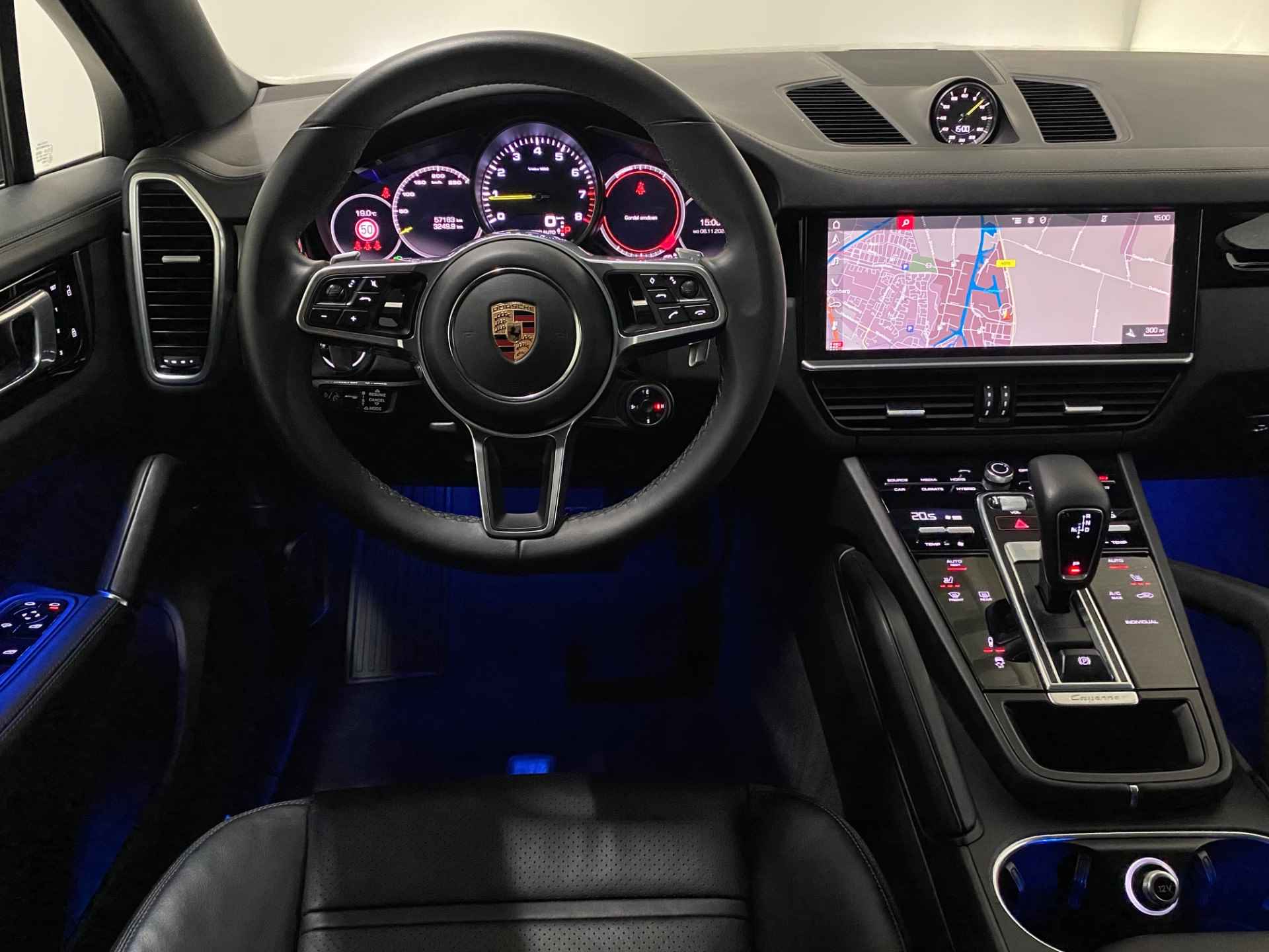 Porsche Cayenne Coupé 3.0 E-Hybrid 21inch ACC Sportchrono Luchtv. 360°camera Stoelen Leder+Memo 21inch - 3/50