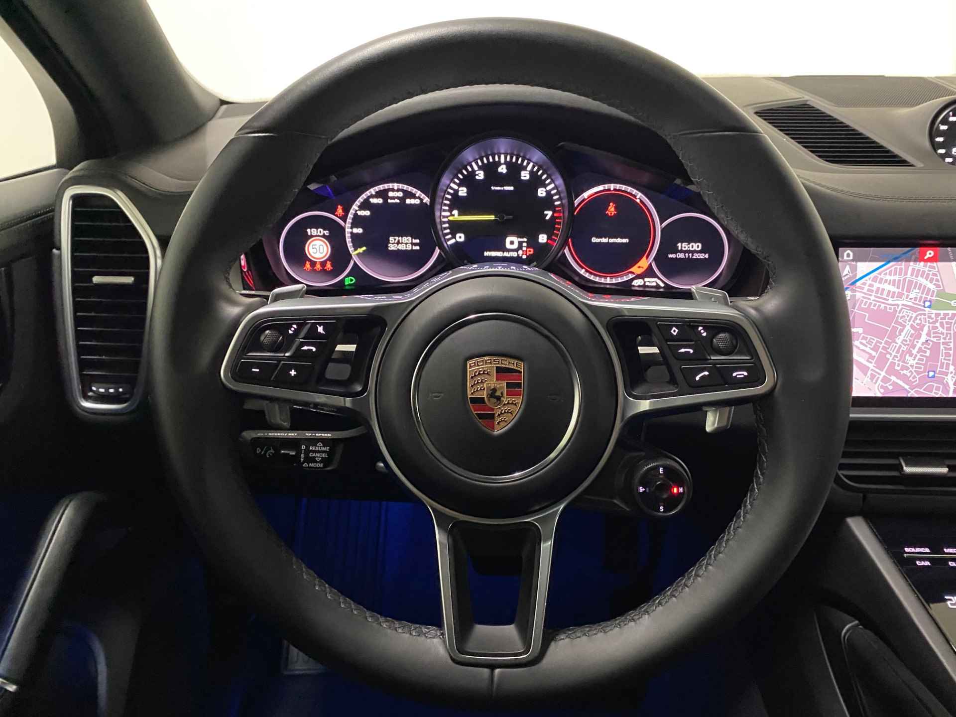 Porsche Cayenne Coupé 3.0 E-Hybrid 21inch ACC Sportchrono Luchtv. 360°camera Stoelen Leder+Memo 21inch - 25/50