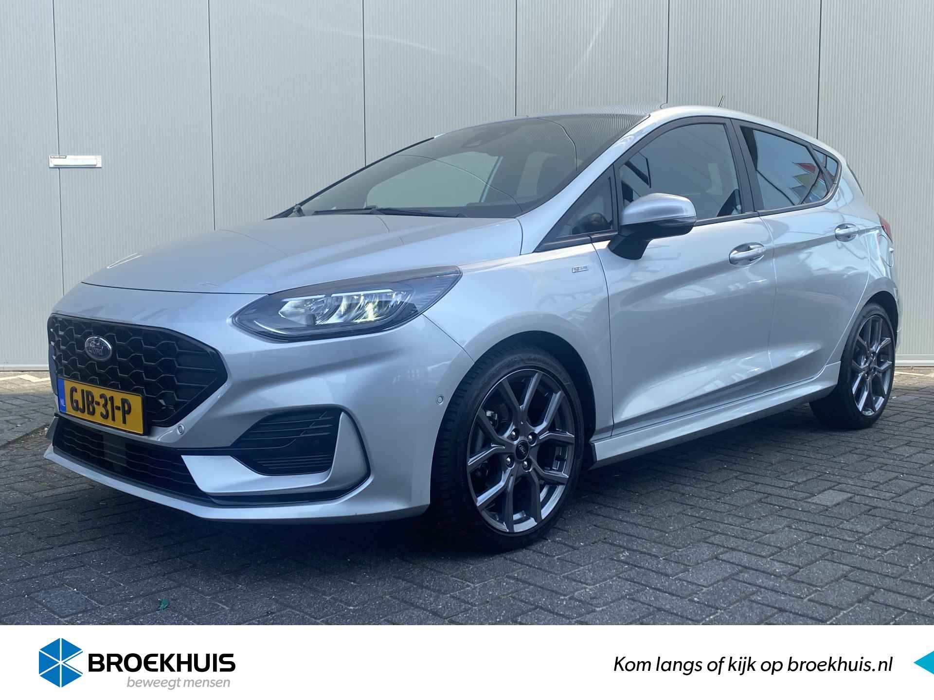 Ford Fiesta 1.0 EcoBoost 100pk ST-Line | Led | Climate | Camera | Carplay | Keyless | Navigatie | Winterpakket | 17" Lichtmetaal | Parkeer A - 1/32