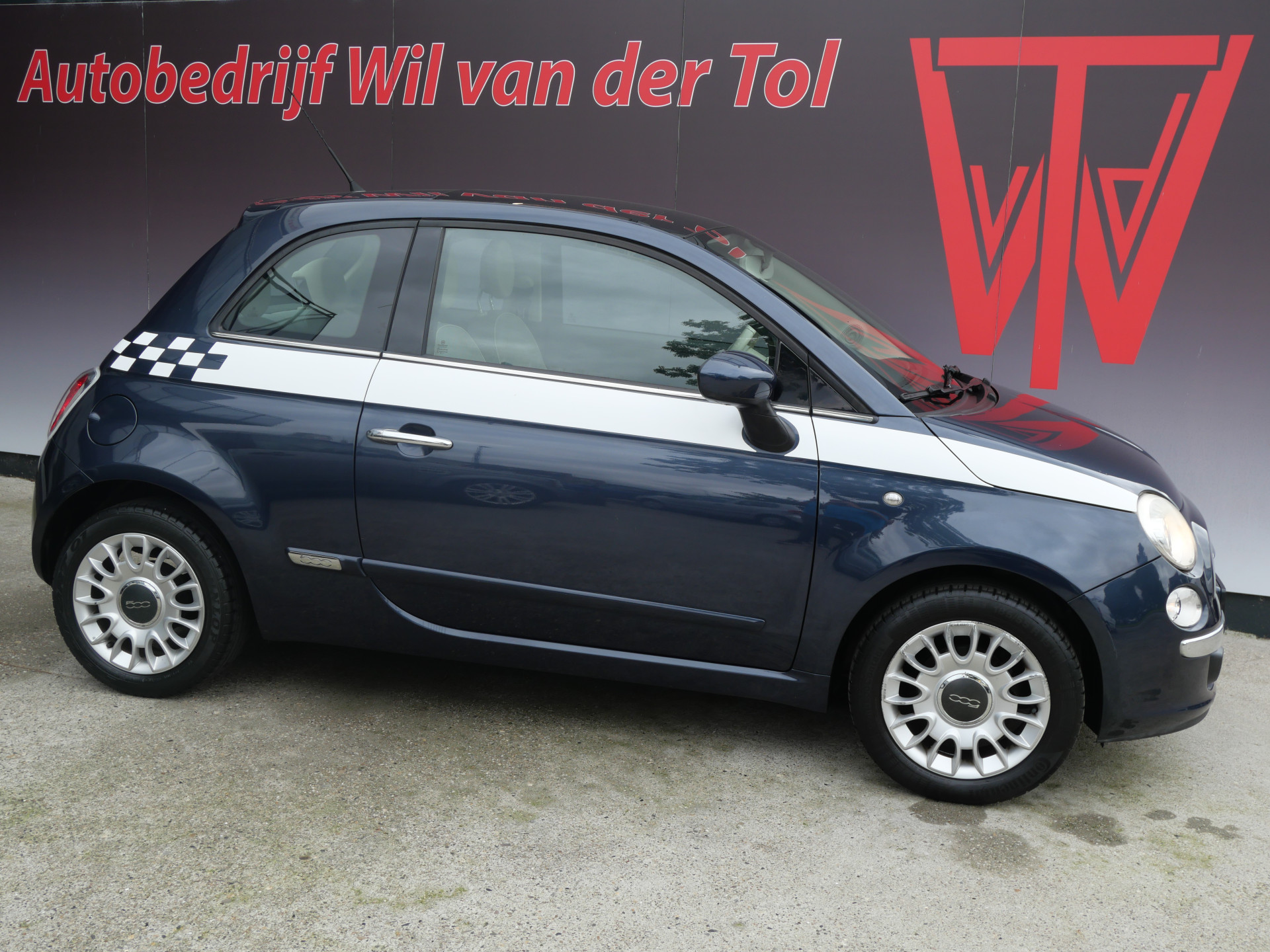 Fiat 500 1.2 LOUNGE | AIRCO | PANORAMA | RIEM V.V. | NL-AUTO | 12-2008!!