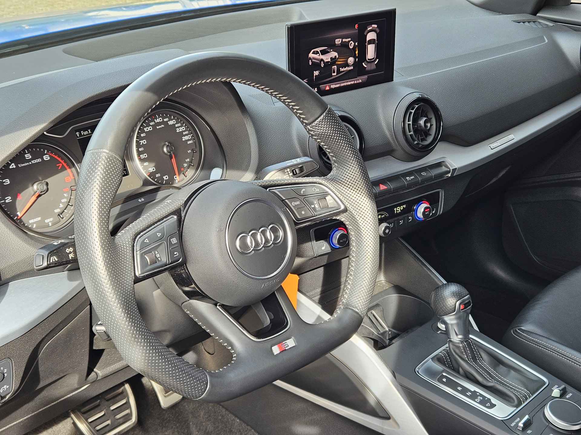 Audi Q2 1.0 TFSI Sport Pro Line Automaat | Navigatie | Mat Blauwe Wrap met Zwart Dak | S-Line Pakket - 8/48