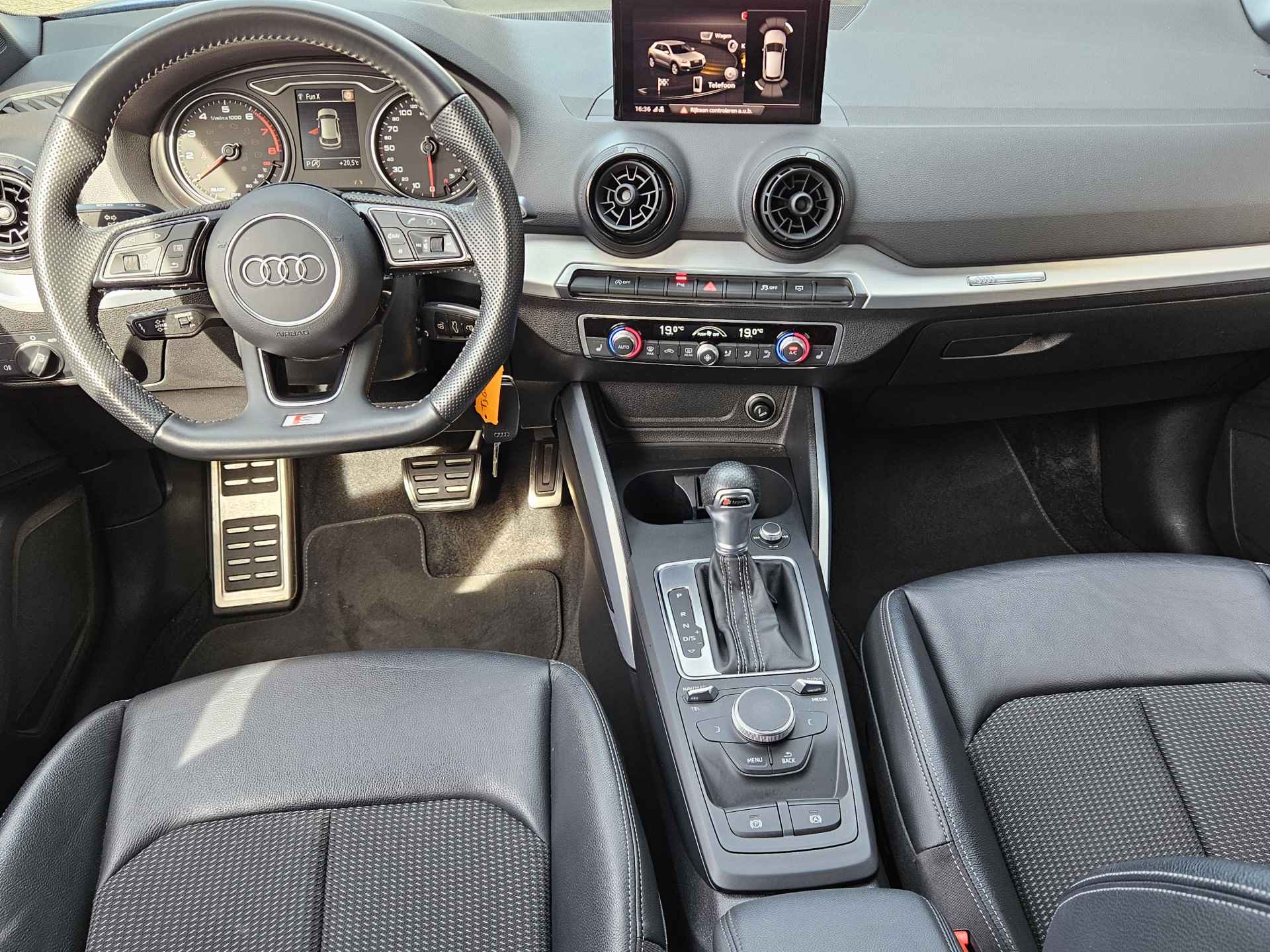 Audi Q2 1.0 TFSI Sport Pro Line Automaat | Navigatie | Mat Blauwe Wrap met Zwart Dak | S-Line Pakket - 9/48