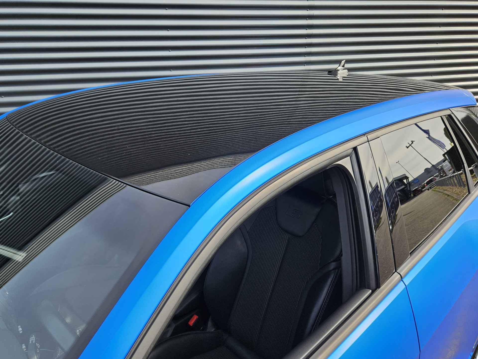 Audi Q2 1.0 TFSI Sport Pro Line Automaat | Navigatie | Mat Blauwe Wrap met Zwart Dak | S-Line Pakket - 12/48