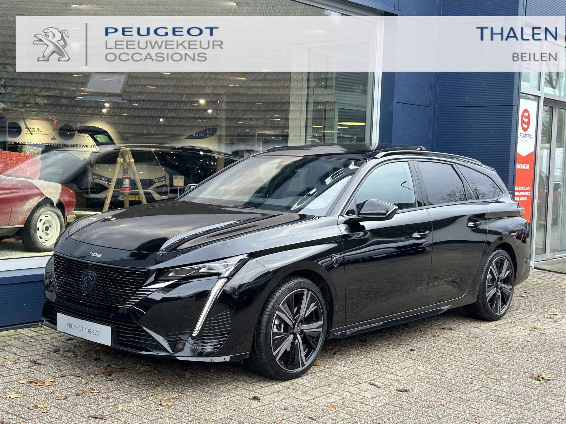 Peugeot 308 SW 1.2 Hybrid 136 e-DCS6 GT | Hybride Automaat | Navigatie | Navigatie | Digitaal Dashboard | 360 Graden Camera | Adaptieve Cruise Control | Dode Hoek detectie | Keyless Entry | Handsfree Kofferklep | Stoelverwarming | Alcantara Interieur | 18" PORTLAND Velgen - 1/53