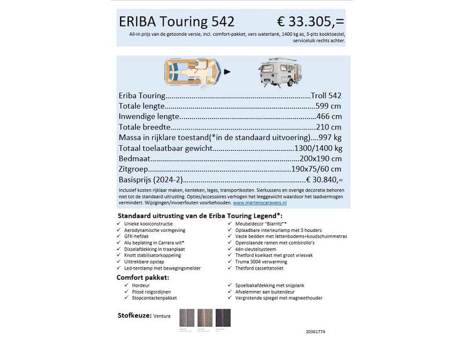 Eriba Touring 542 - 17/17