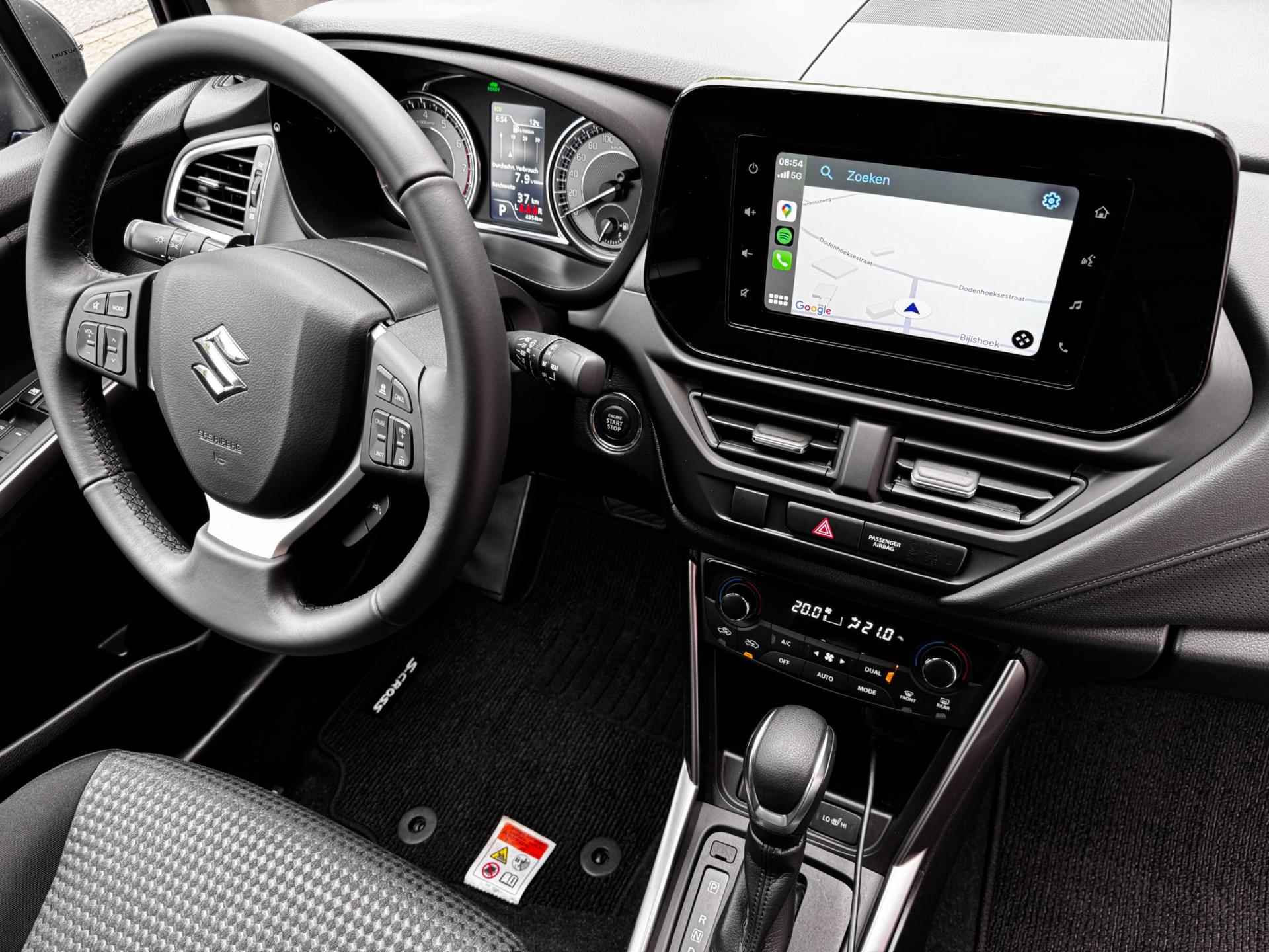 Suzuki S-Cross 1.5 Hybrid Select / Trekhaak / Navigatie by App + Camera / Automaat / Adaptive Cruise / Stoelverwarming - 17/50