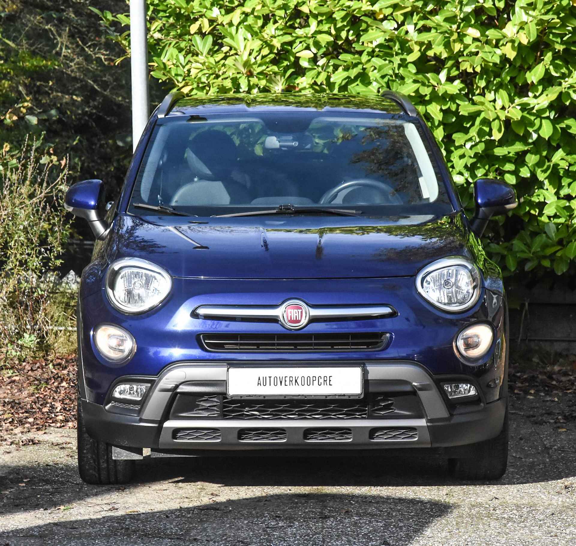 Fiat 500 X 1.4 Turbo MultiAir Lounge automaat / zwart leer/stof / stuurverwarming / stoelverwarming / airco / cruise control / navi / USB / privacy glass achter - 33/39