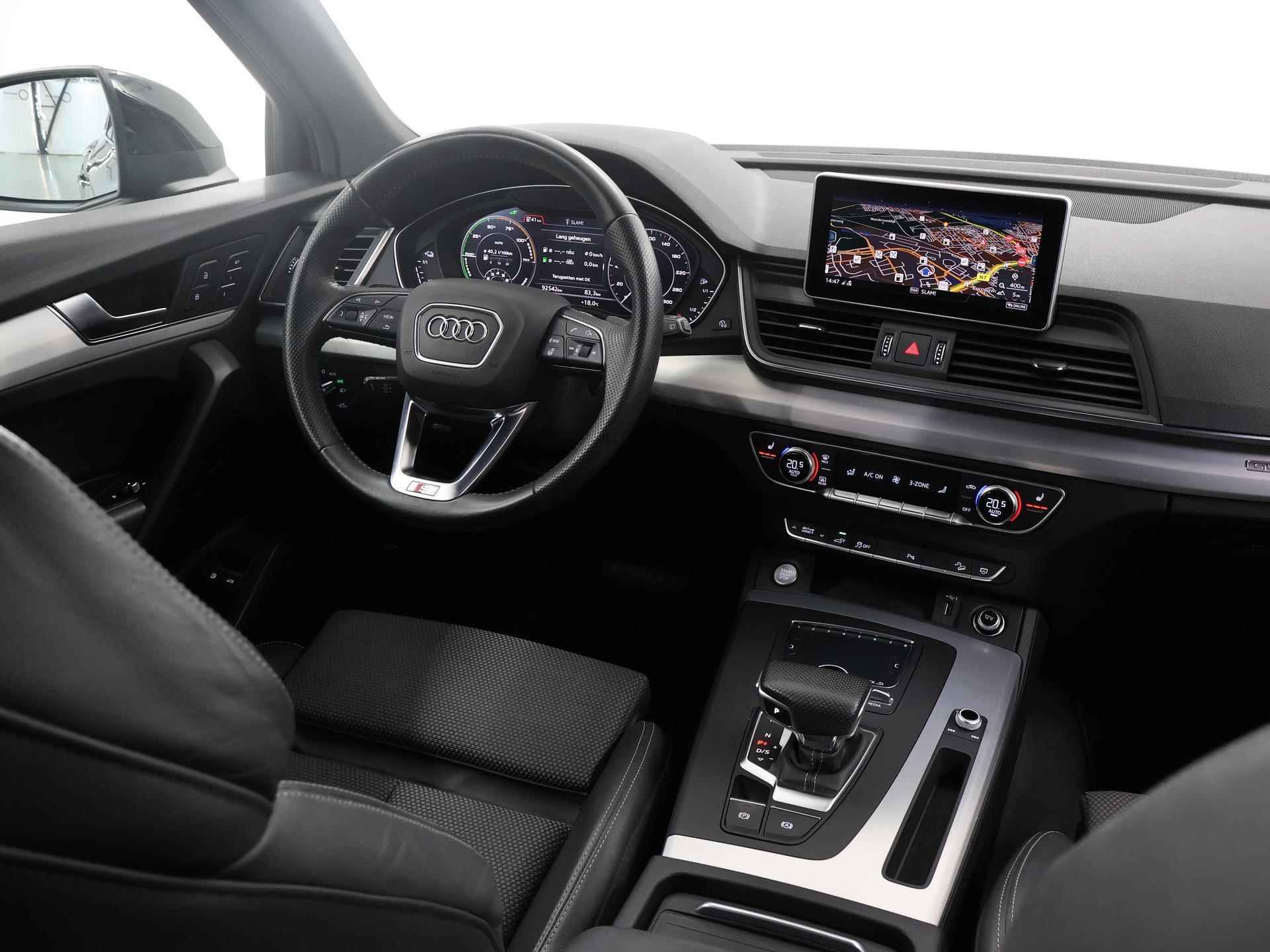 Audi Q5 50 TFSI e quattro S edition | S-Line | Digitaal dashboard | Trekhaak wegklapbaar | Ele. verstelbare stoelen | DAB | Adaptieve CruiseControl | Matrix-LED | Stoel verw. | Privacy Glass | Luchtvering | - 10/55