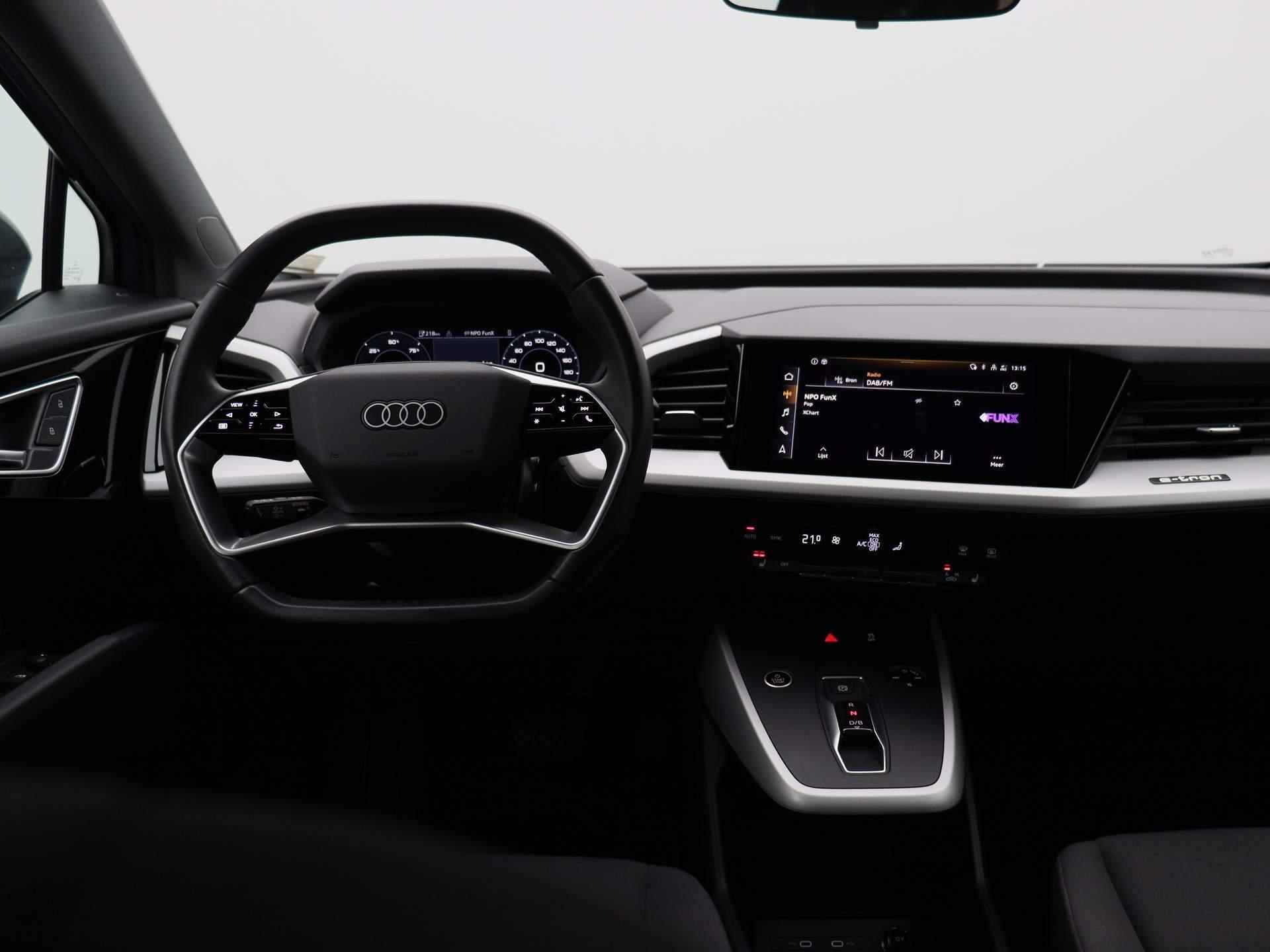 Audi Q4 e-tron 35 Launch edition 55 kWh 170 PK | Automaat | Audi smartphone interface | Cruise Control | Climate Control | Stoelverwarming | Virtual Cockpit | LED | Lichtmetalen velgen | - 12/39