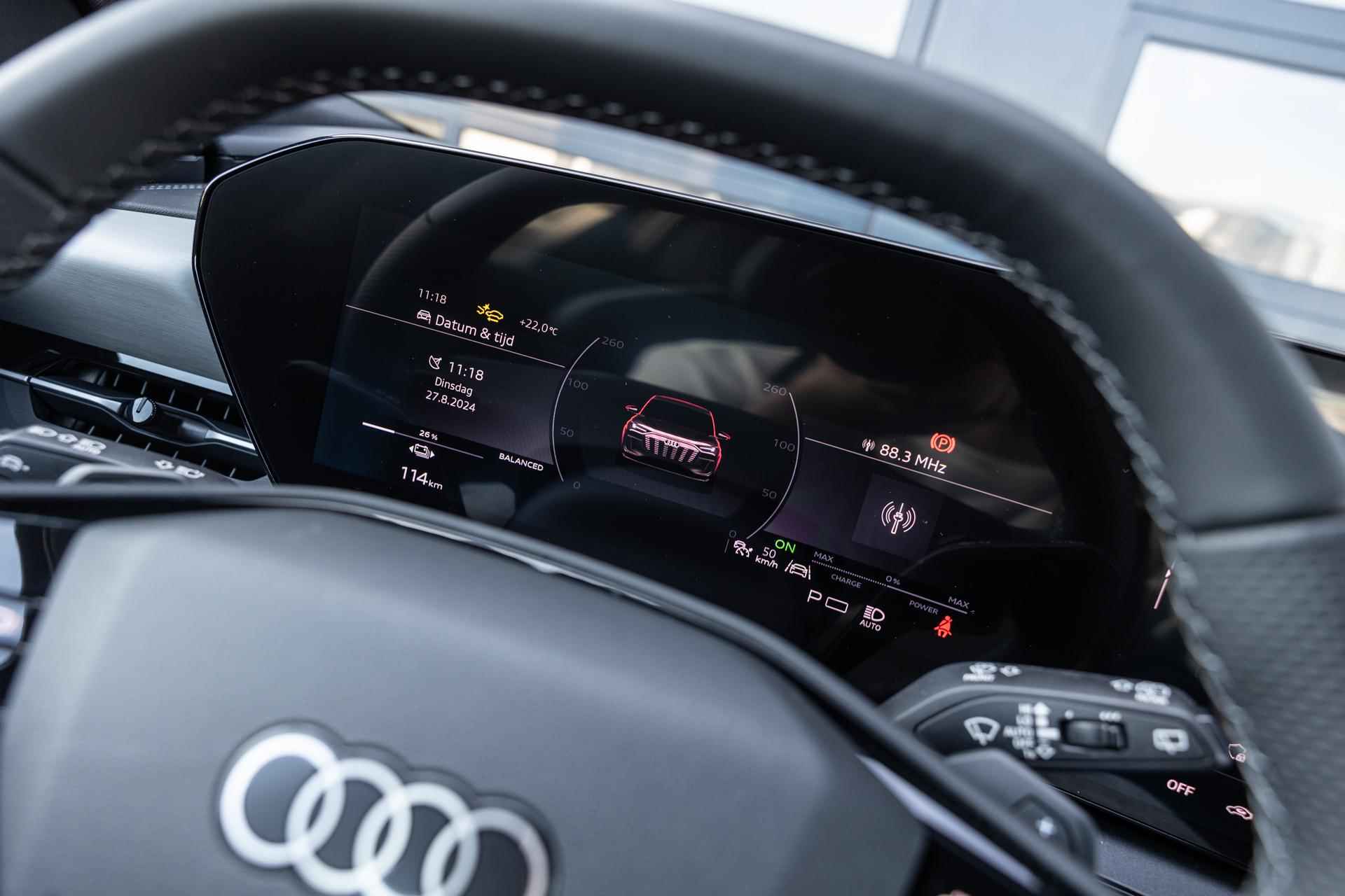 Audi Q6 e-tron 306pk S edition performance 100 kWh | Tech Pro | Cruise Control Adaptief - 23/50