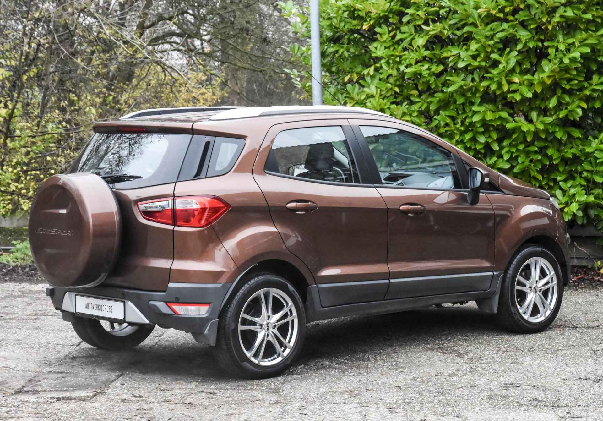 Ford EcoSport 1.0Titanium Leder automaat / keyless Go / stoelverwarming / airco / cruise control / 17" LM-velgen / 4 elek. ramen - 31/37