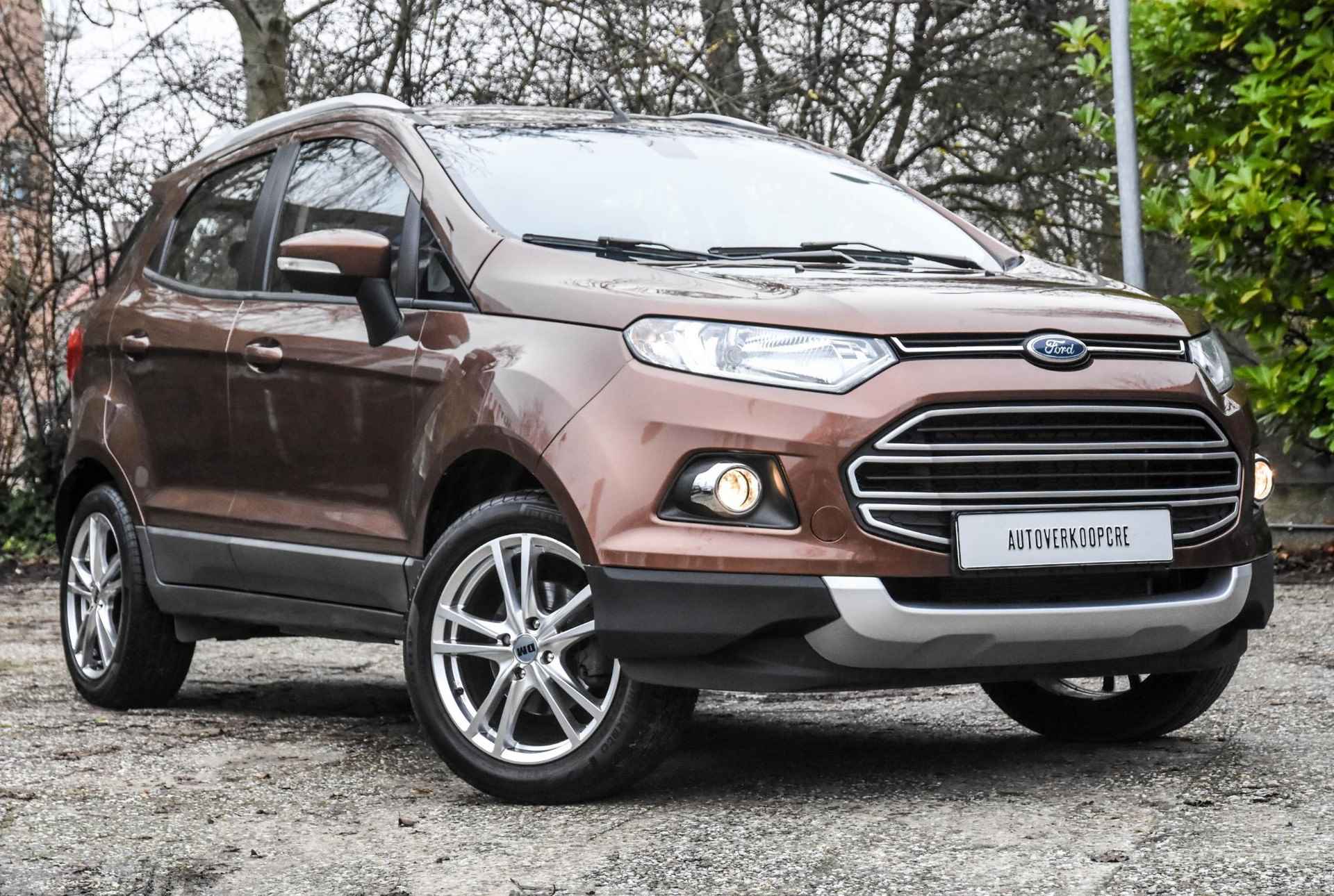 Ford EcoSport 1.0Titanium Leder automaat / keyless Go / stoelverwarming / airco / cruise control / 17" LM-velgen / 4 elek. ramen - 34/37